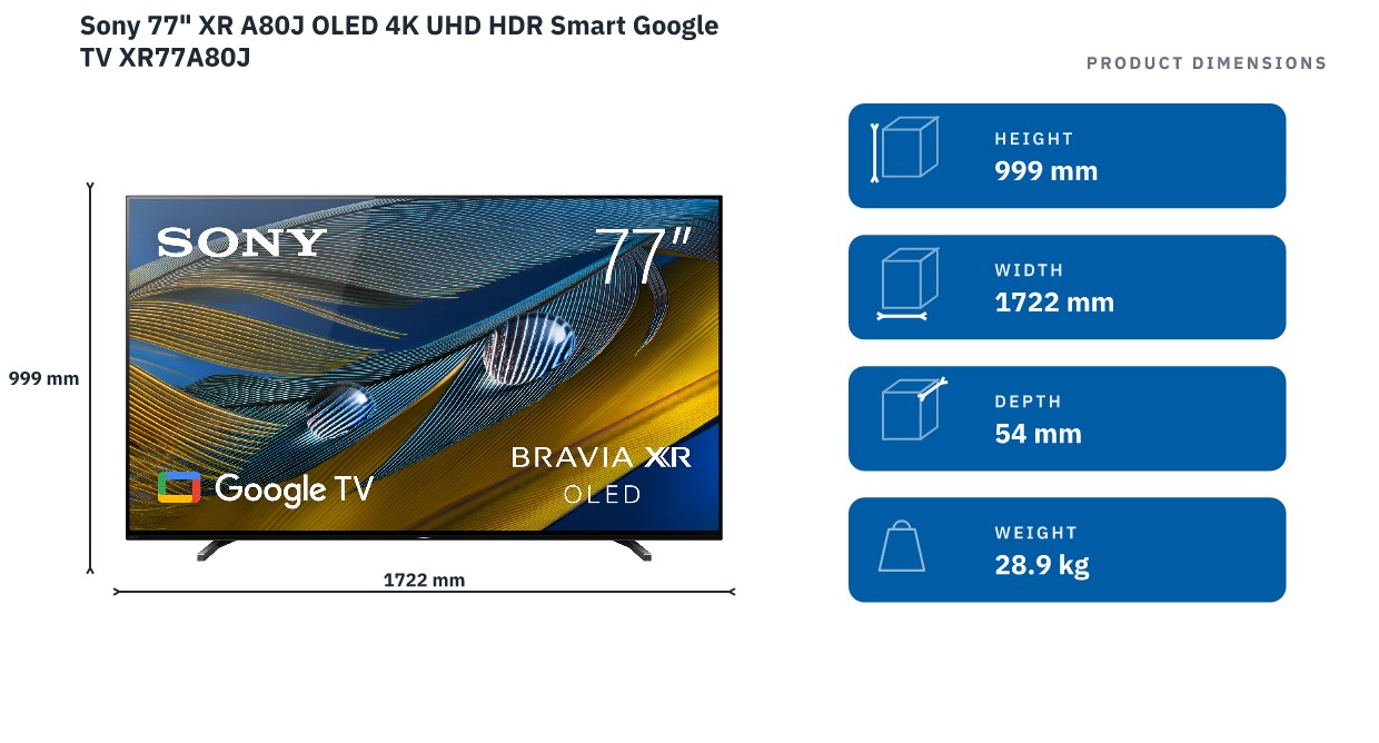 SONY 4K有機ELテレビ XRJ-77A80J 77インチ 家電 d6182 2026年最新