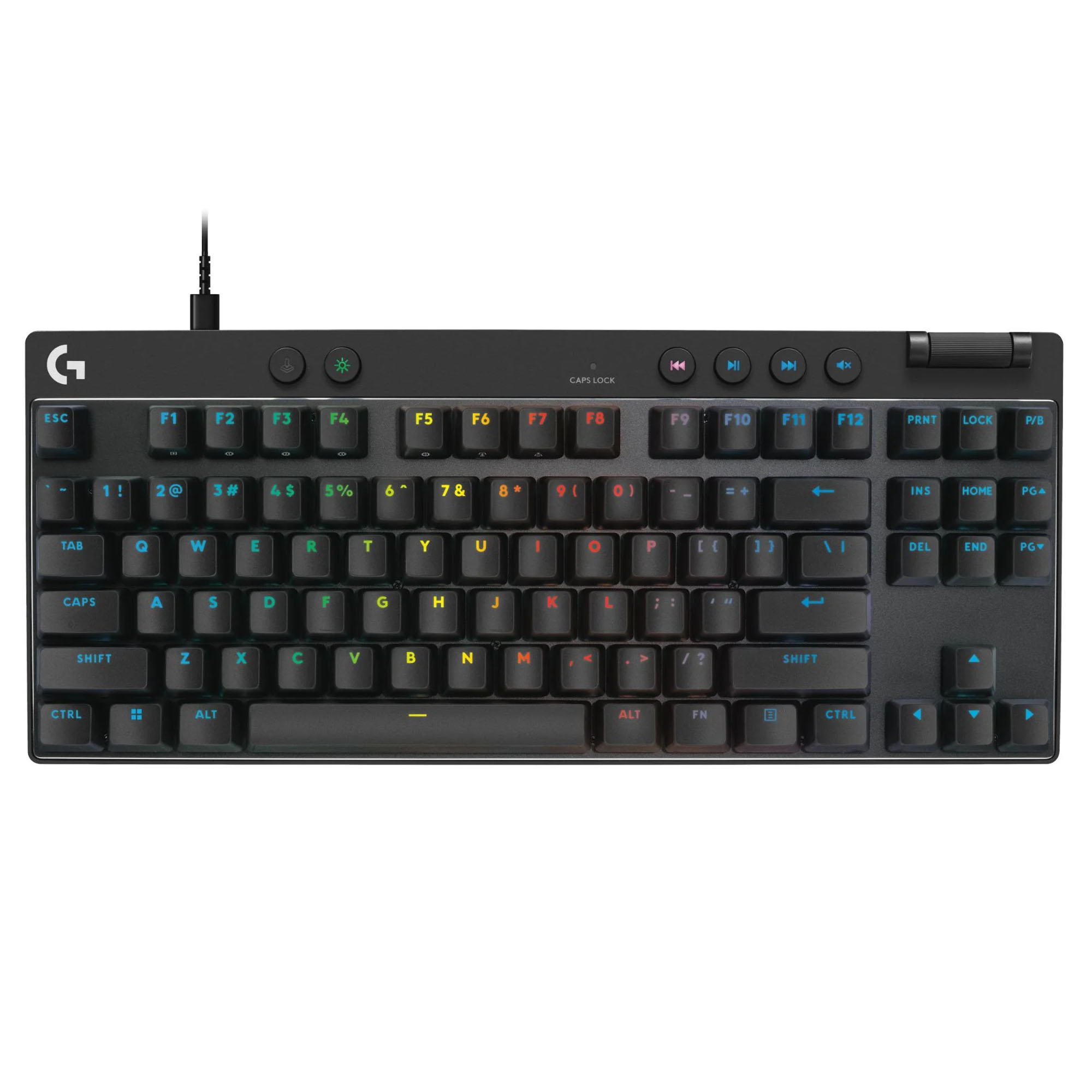 Logitech PRO X TKL RAPID Wired Gaming Keyboard - Analog Switches