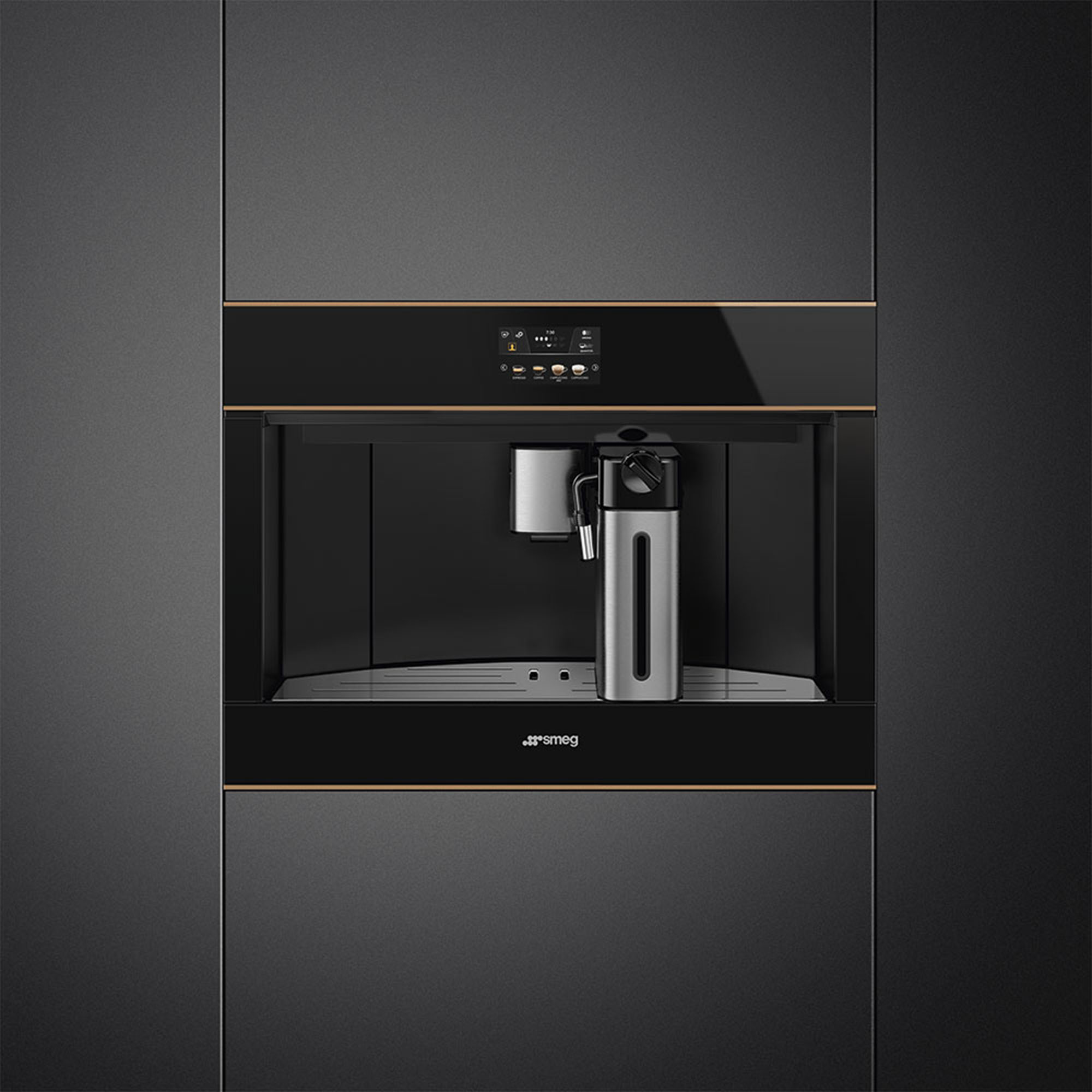 Smeg 45cm Dolce Stil Novo Builtin Coffee Machine CMS4604NR. Buy