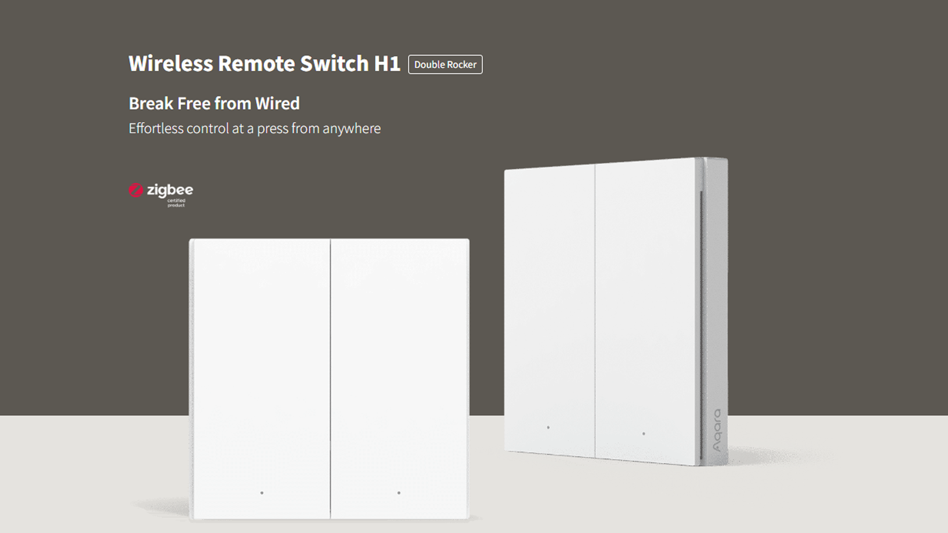Aqara Wireless Switch H1 WRS-R02 - Bing Lee