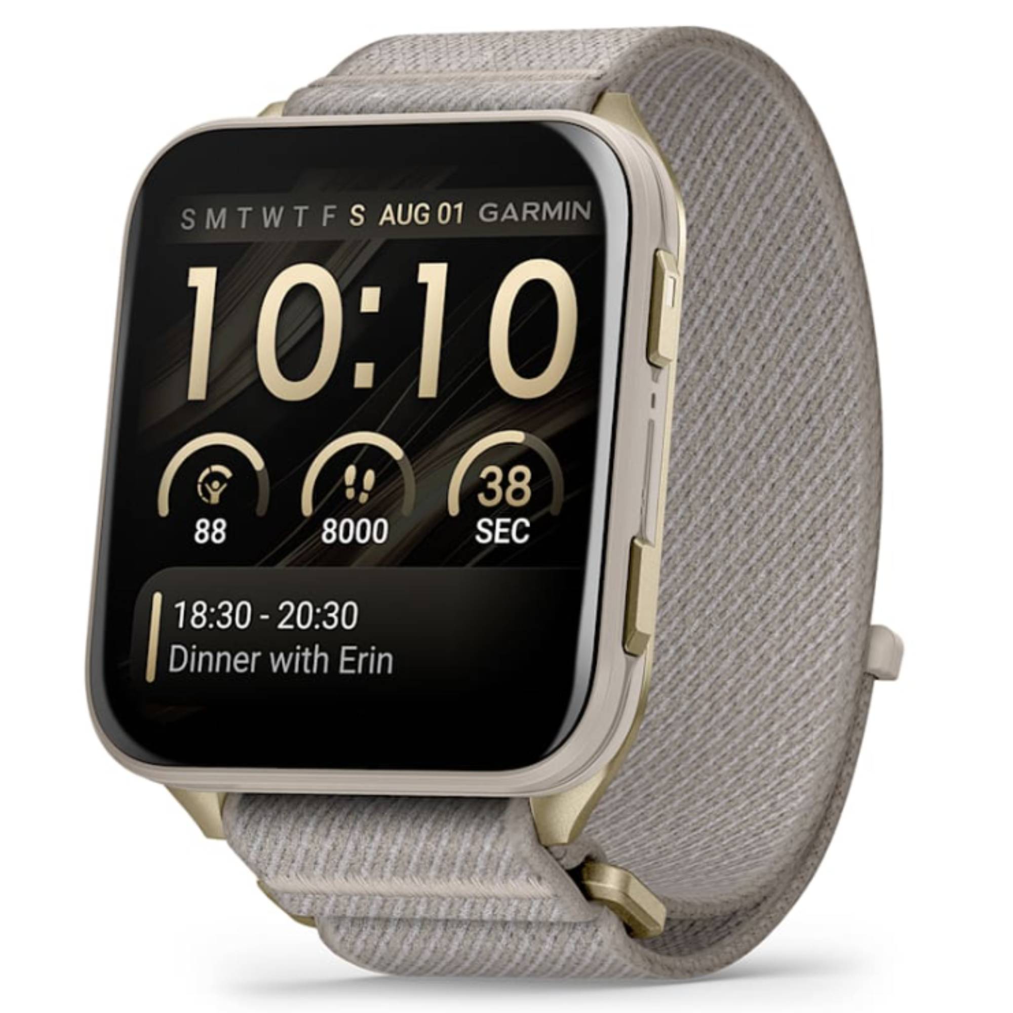 Garmin Venu X1 Premium Smartwatch - Soft Gold/Titanium/Grench Gray