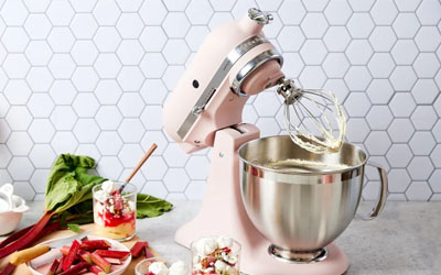 Kitchenaid KSM195 4.8L Artisan Stand Mixer Dried Rose 5KSM195PSADR - Buy  Online with Afterpay & ZipPay - Bing Lee