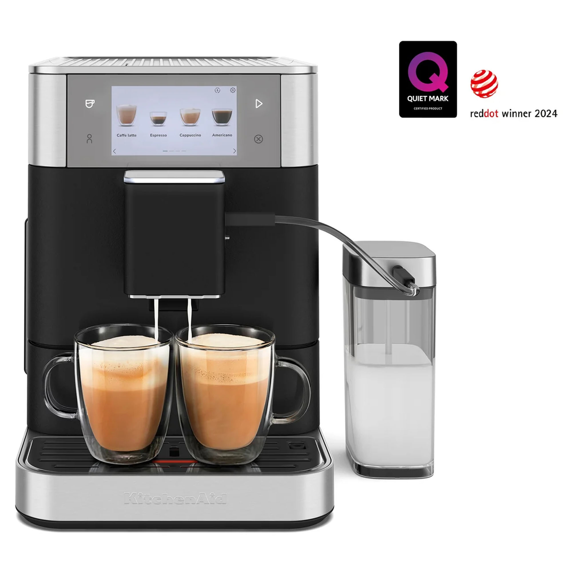 Kitchenaid Fully Automatic Espresso Machine with Milk Container Black 5KES8558ABK