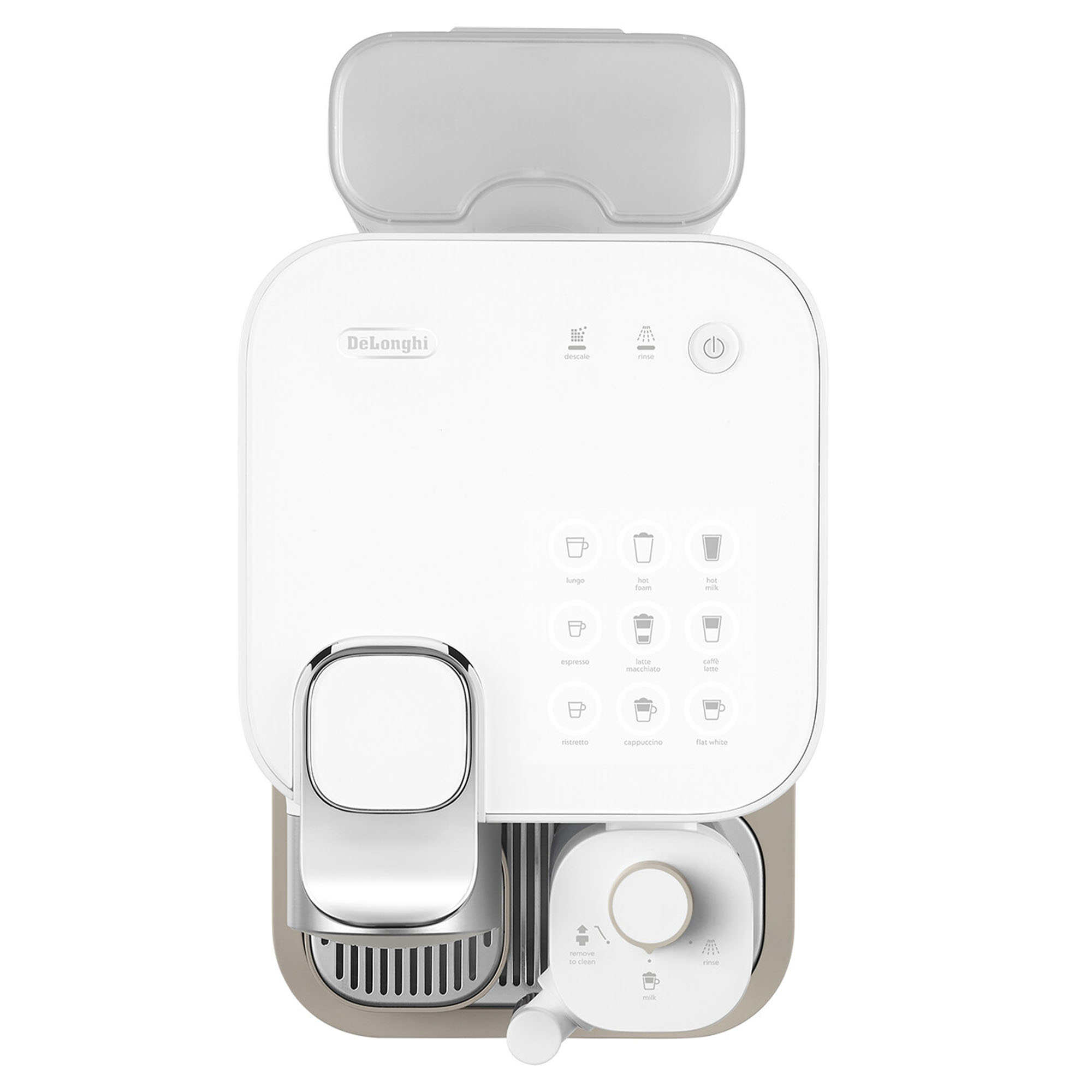 Delonghi Gran Lattissima Automatic Capsule Coffee Machine White EN640W. Buy Online with