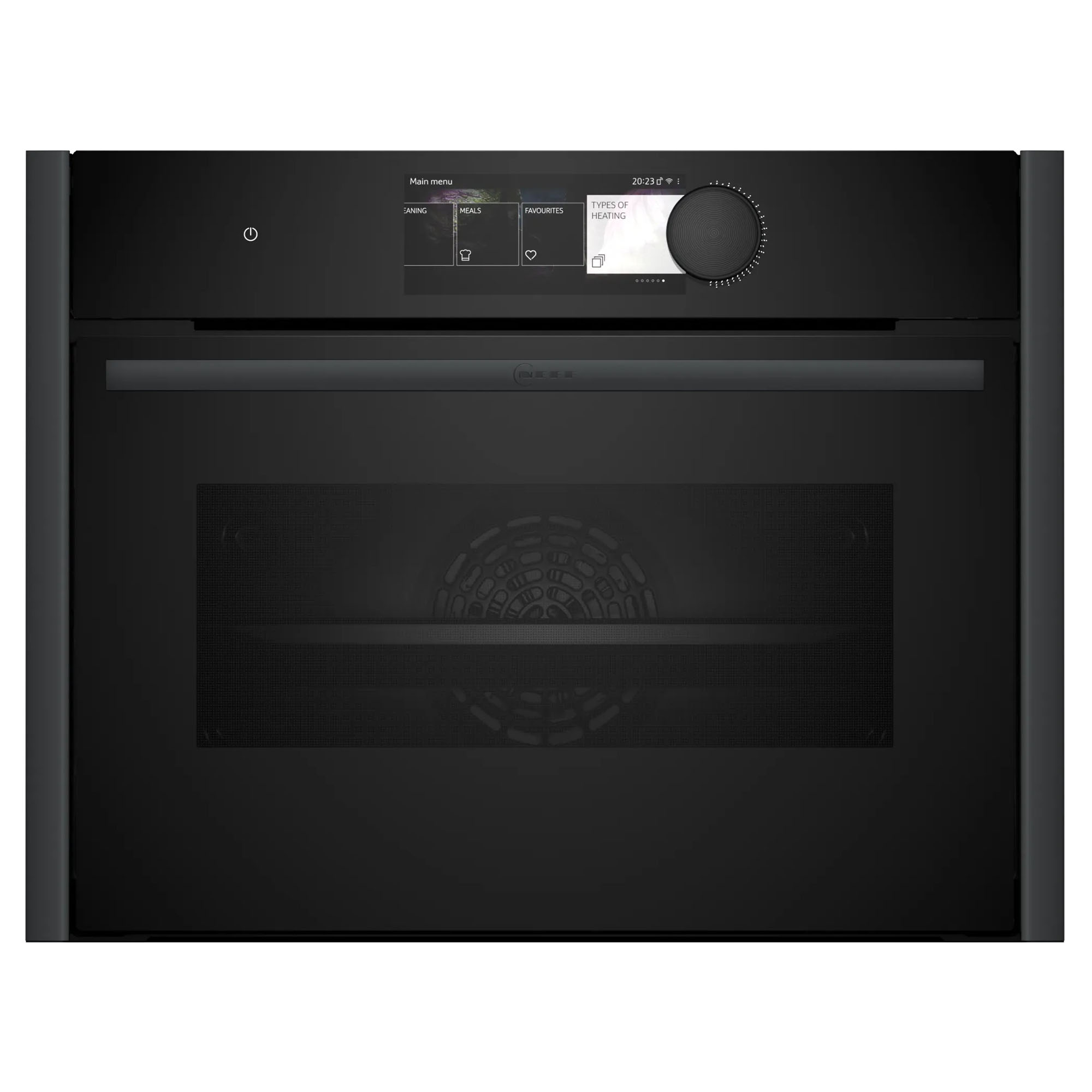 Neff Compact Oven with FullSteam with Anthracite Grey Side Trims / Handle and TwistPad Flex C29FY5CY0-AG