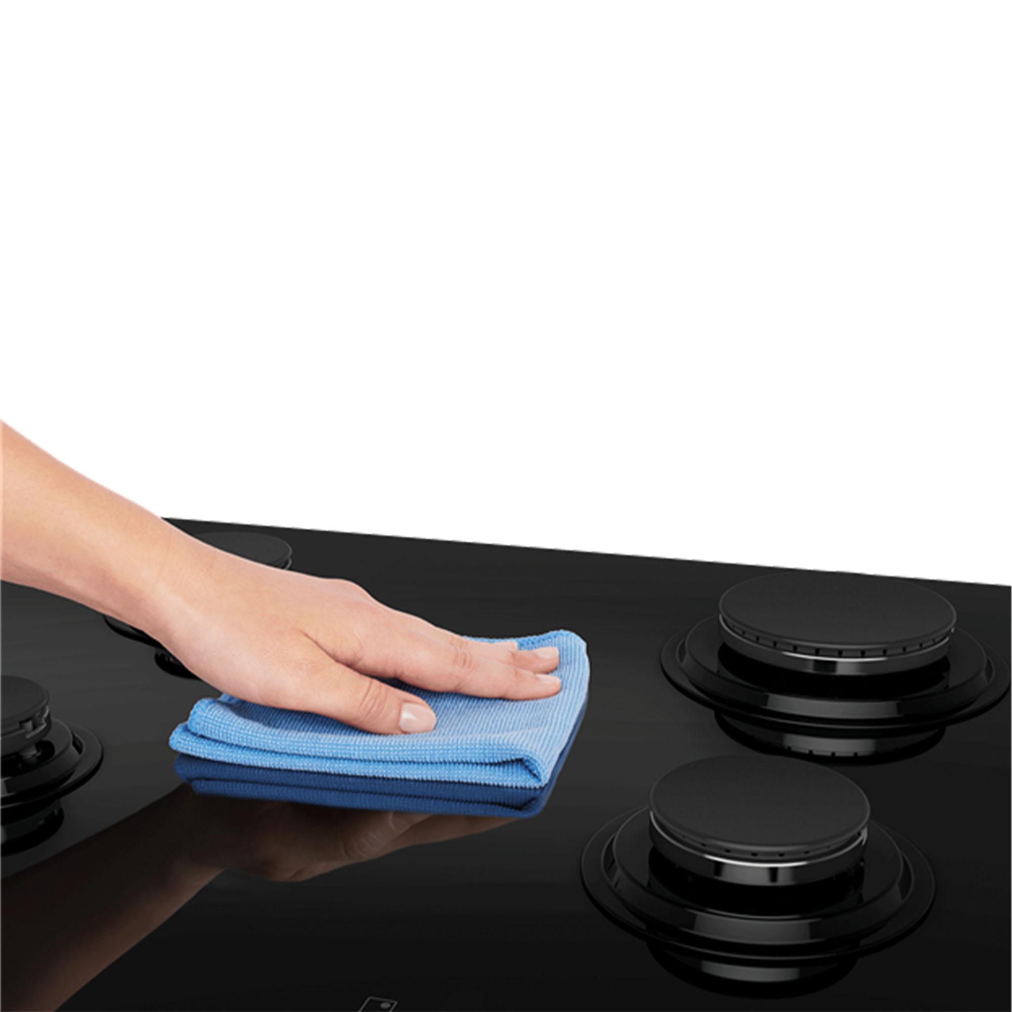 Westinghouse 90cm 5 Burner Black Ceramic Glass Gas Cooktop WHG959BD