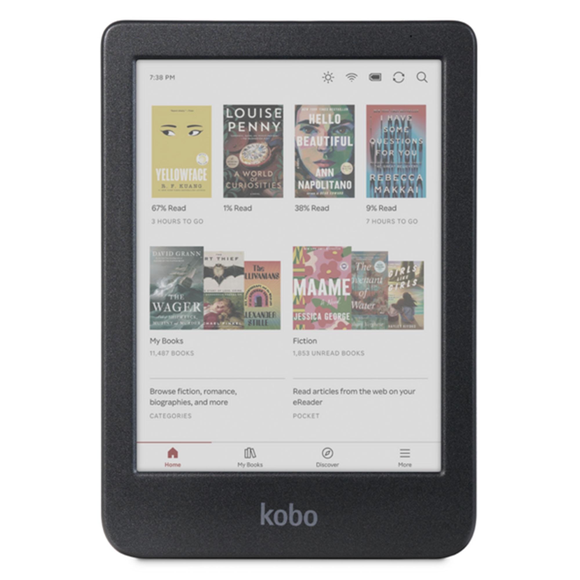 Clara Colour eReader - Black N367-KU-BK-K-CK - Bing Lee