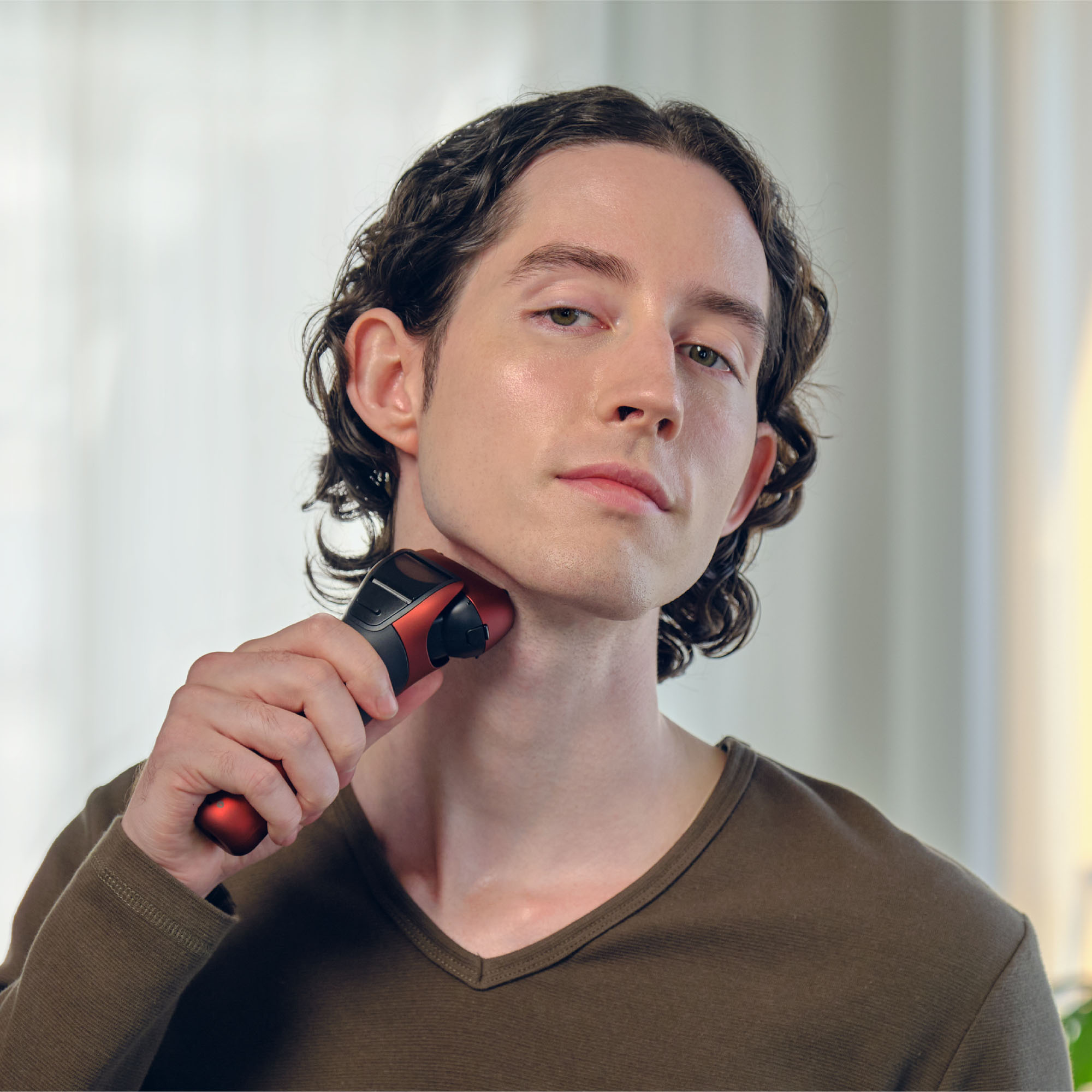 Panasonic 3Blade Wet & Dry Electric Shaver with 8D Flex Head Red ES