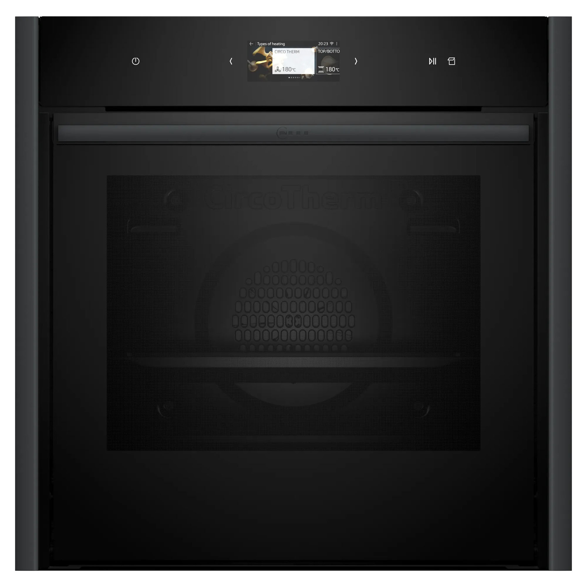 Neff Pyrolytic Slide & Hide® Oven + Added Steam with Anthracite Grey Side Trims / Handle B69VS73Y0A-AG