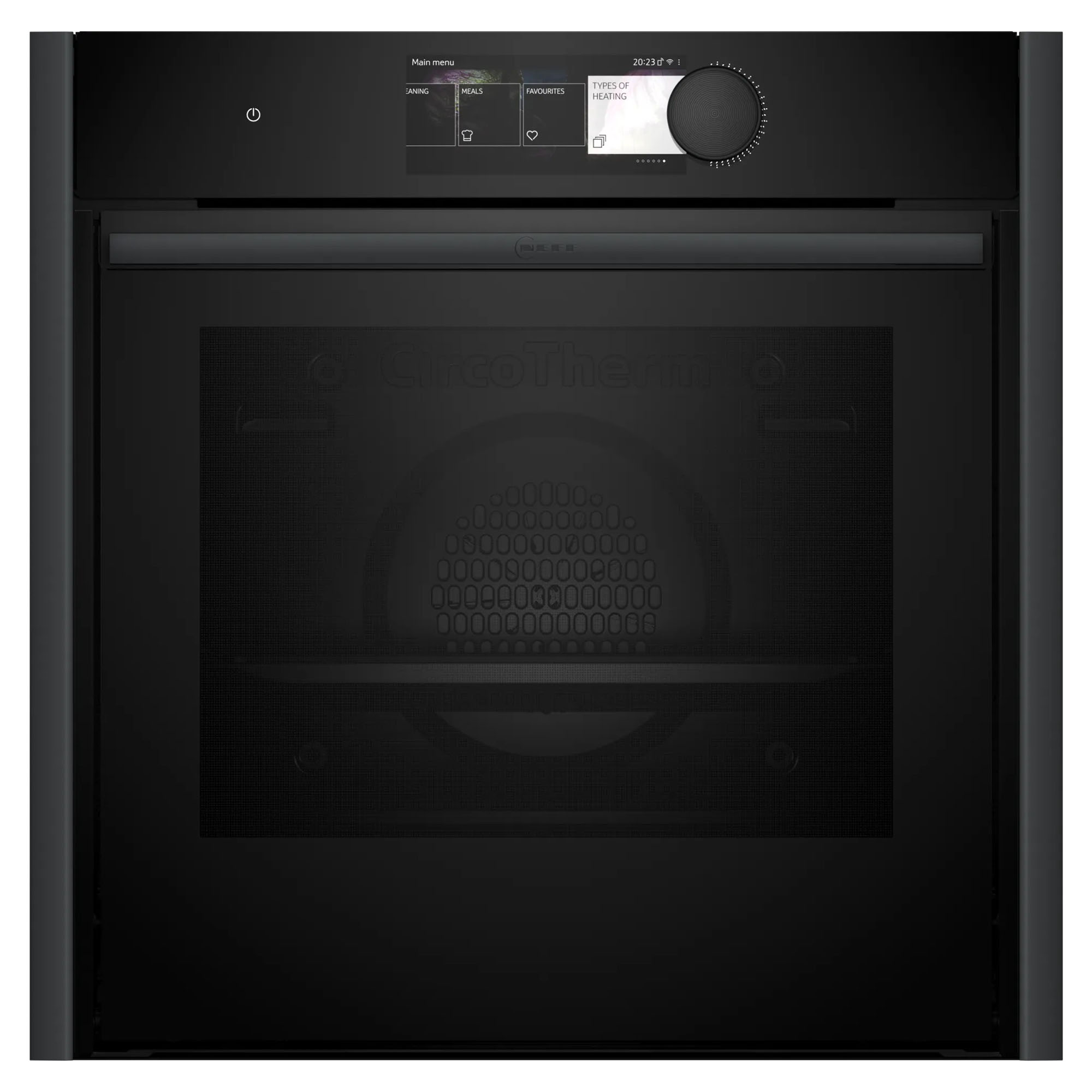 Neff Slide & Hide® Oven with FullSteam with Anthracite Grey Side Trims / Handle and TwistPad Flex B69FY5CY0A-AG