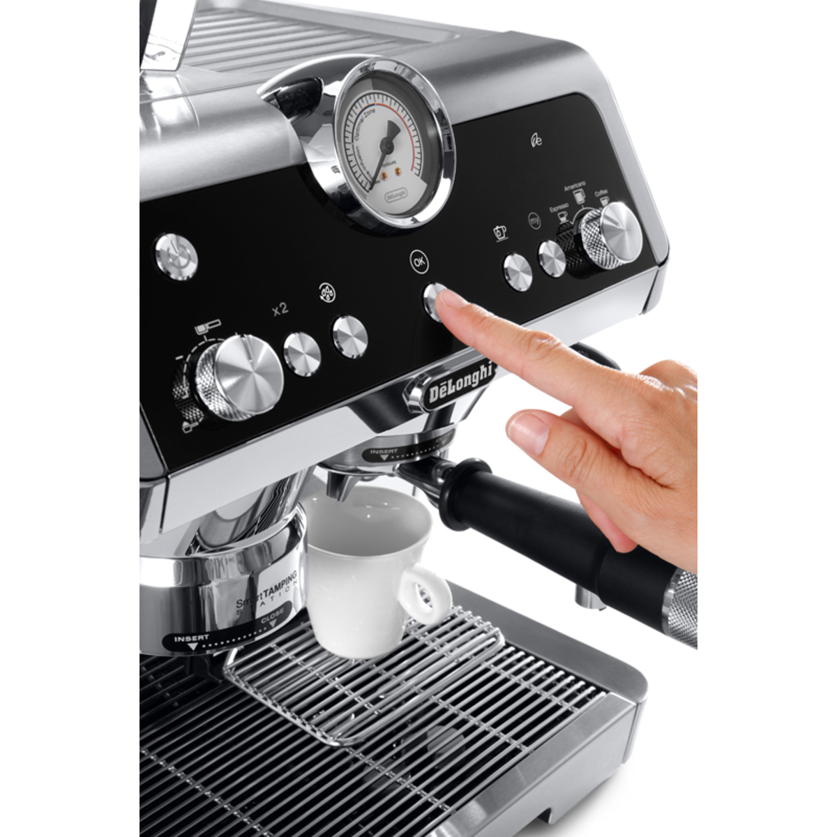 la specialista manual coffee machine stainless steel ec9335m