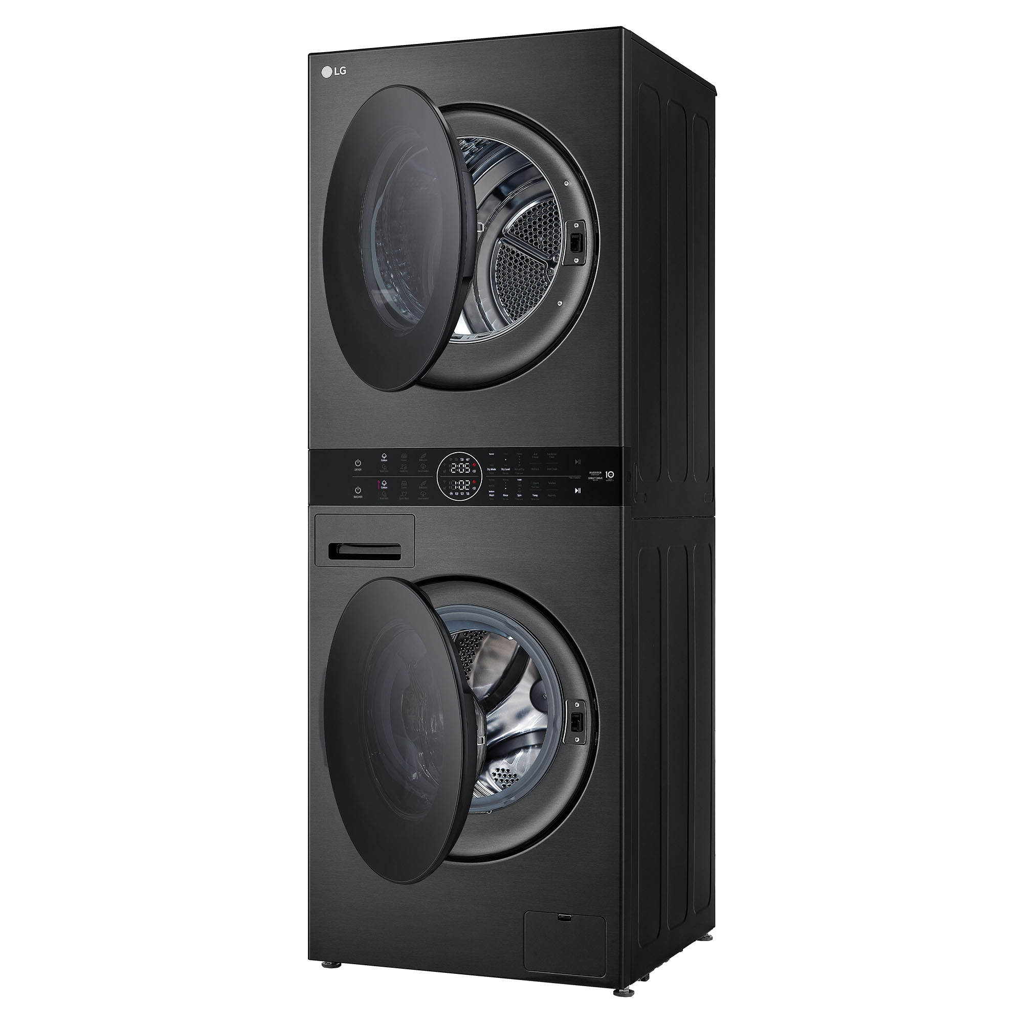 LG 12/9kg WashTower™ AllInOne Stacked Washer Dryer in Black WWT1209B Buy Online with