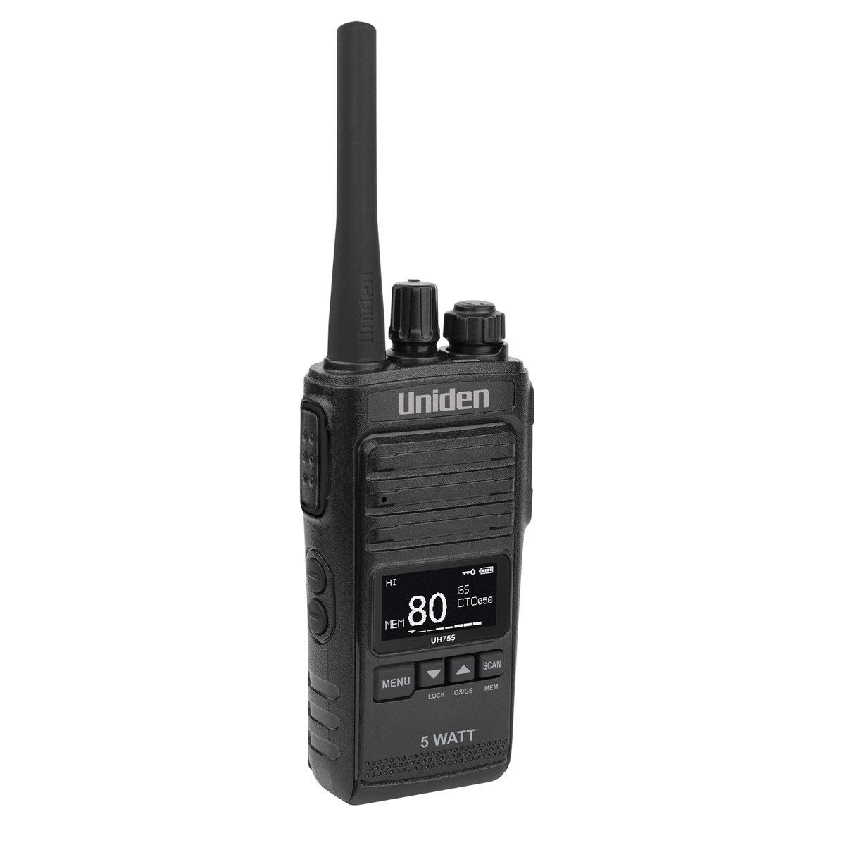 Uniden 5 Watt UHF CB Splashproof Handheld Radio UH755 Buy Online with