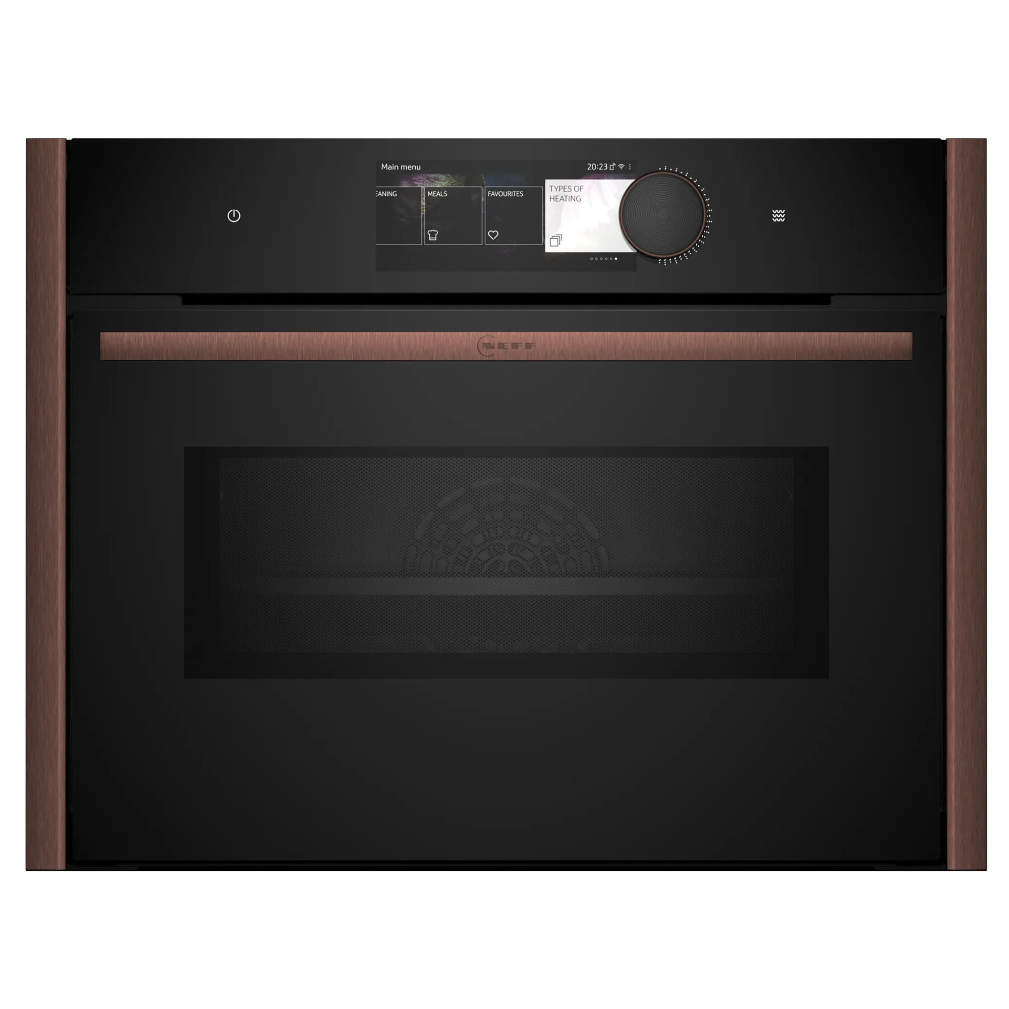 Neff 45cm Pyrolytic Compact Oven with Microwave - Brushed Bronze C29MY7MY0-BB