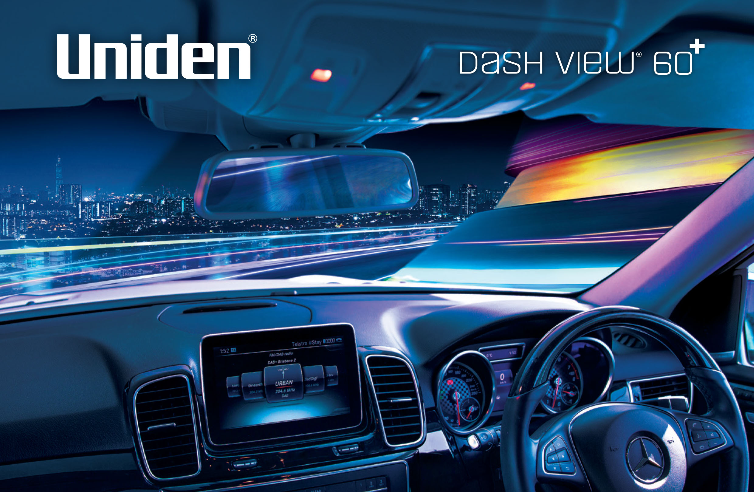 Uniden 5K Ultra HD Smart Dash Cam with Sony Starvis Sensor DASHVIEW60