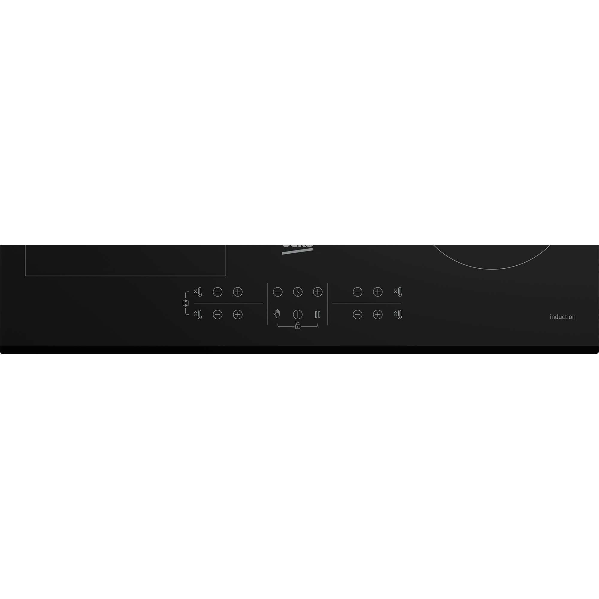 Beko Induction 60 cm BuiltIn Cooktop with Indyflex Zone BCT600IG