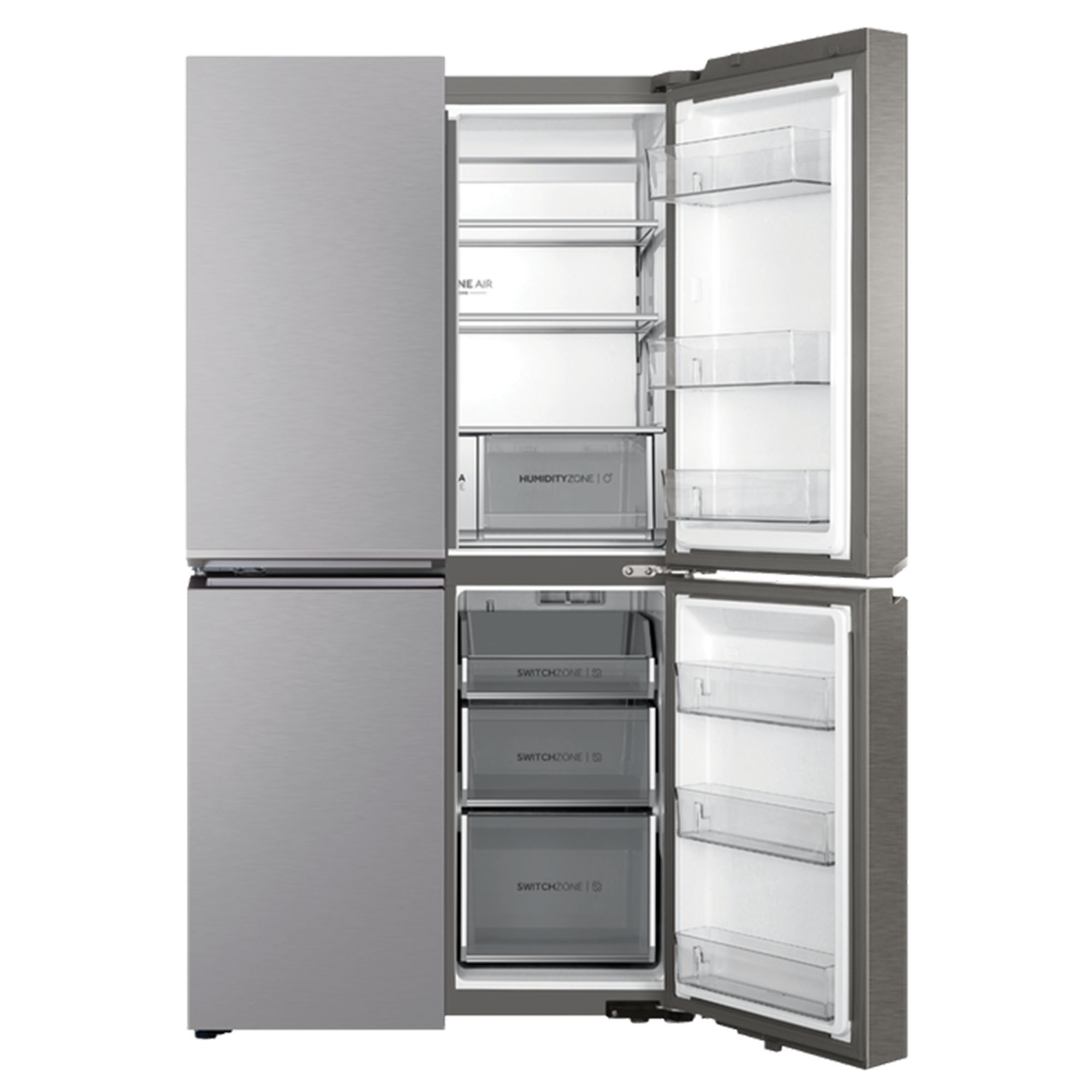 Haier Quad Door Refrigerator Freezer, 91cm, 623L Satina HRF680YS Buy