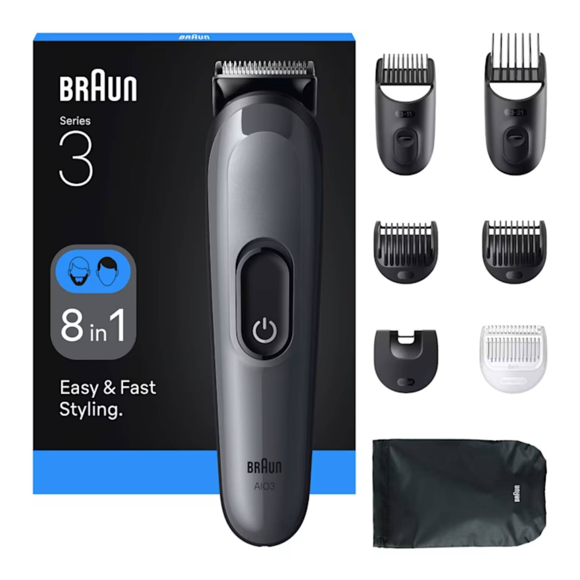 Braun All-in-One Series 3 Beard Trimmer Grooming Kit AIO3540