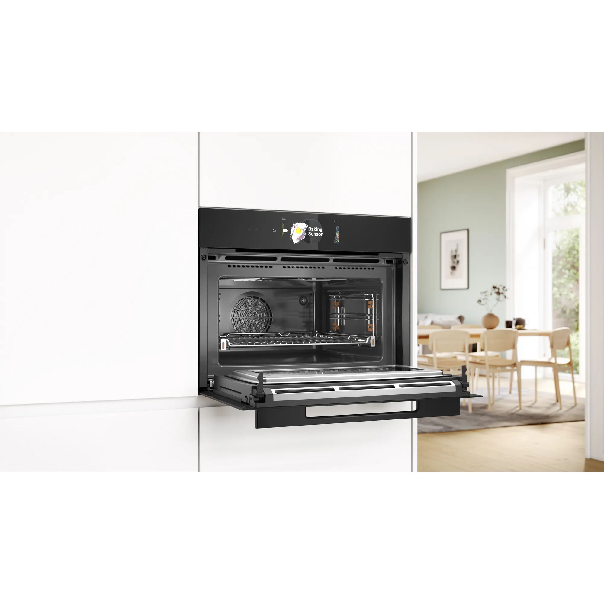 Bosch 60cm Accentline Compact Combination Pyrolytic Oven with Microwave