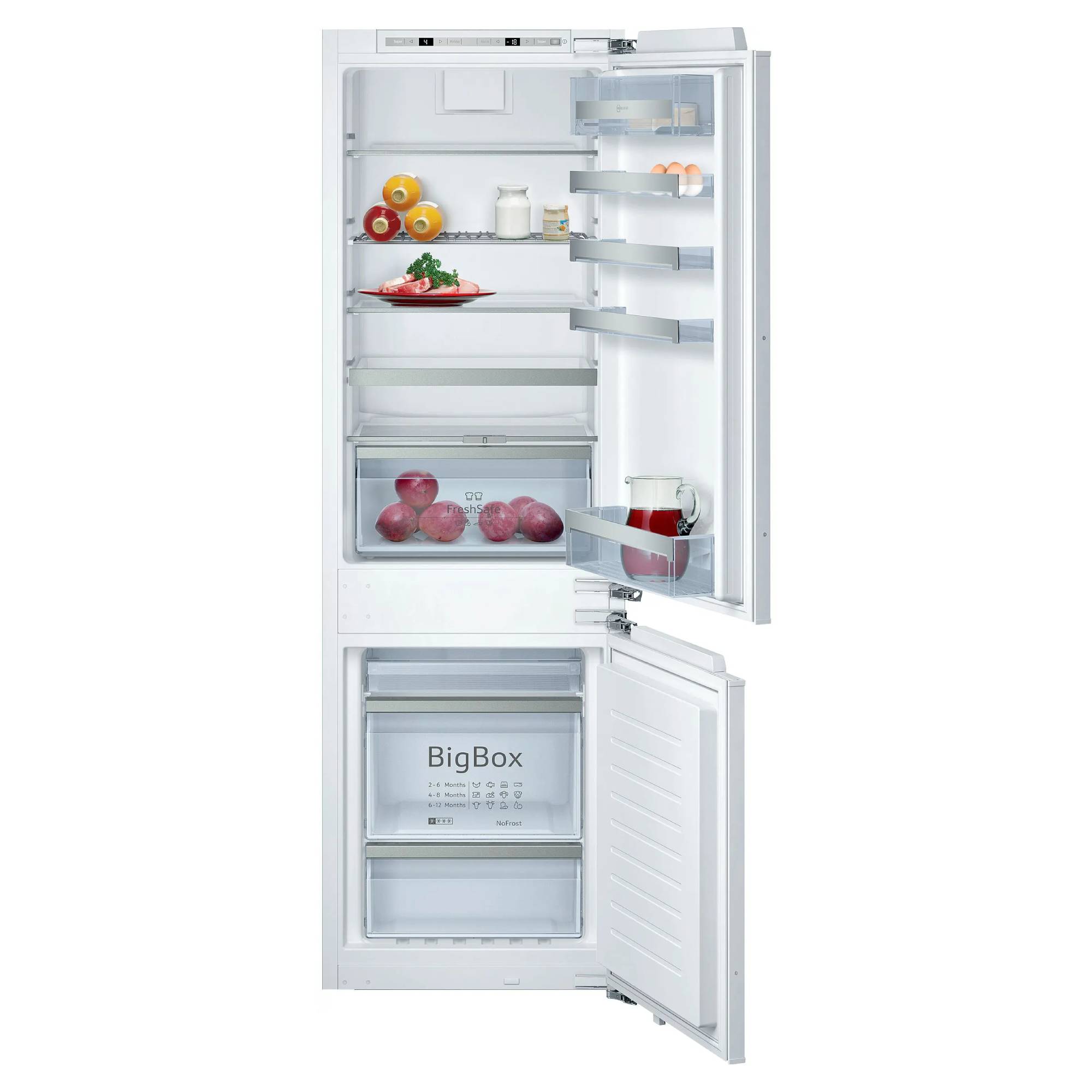 Neff 254L Fully Integrated Bottom Mount Fridge KI7863D30A
