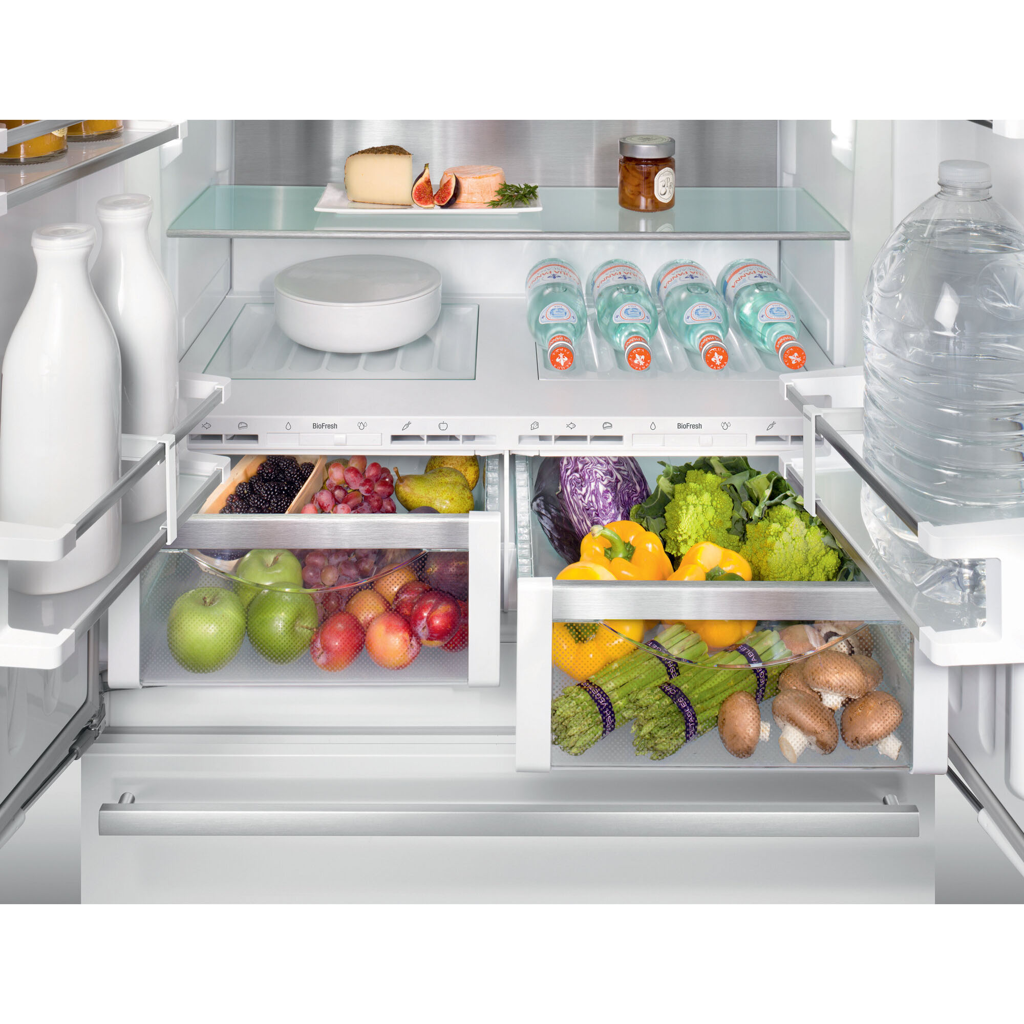 Liebherr 585L Integrated French Door Fridge ECBN6256. Buy Online with