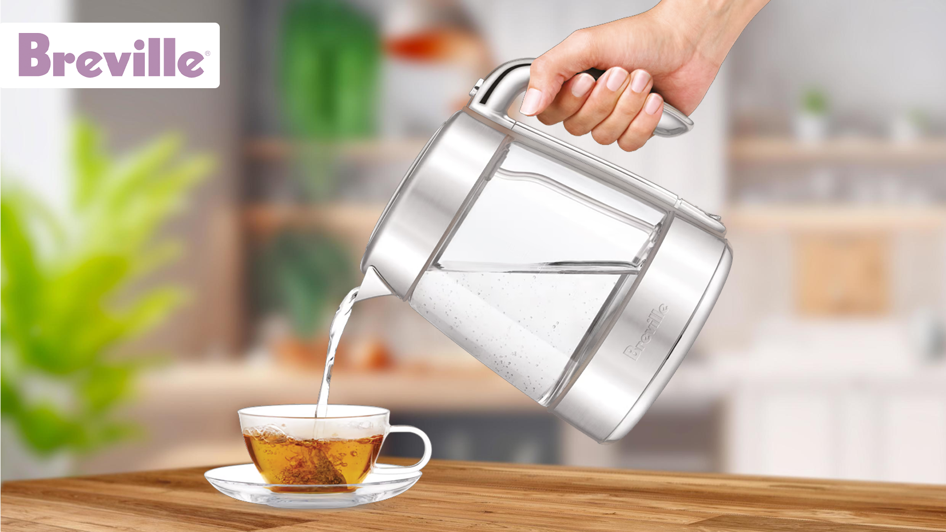 Breville The Crystal Luxe Kettle Stainless Steel BKE765BSS Buy Online