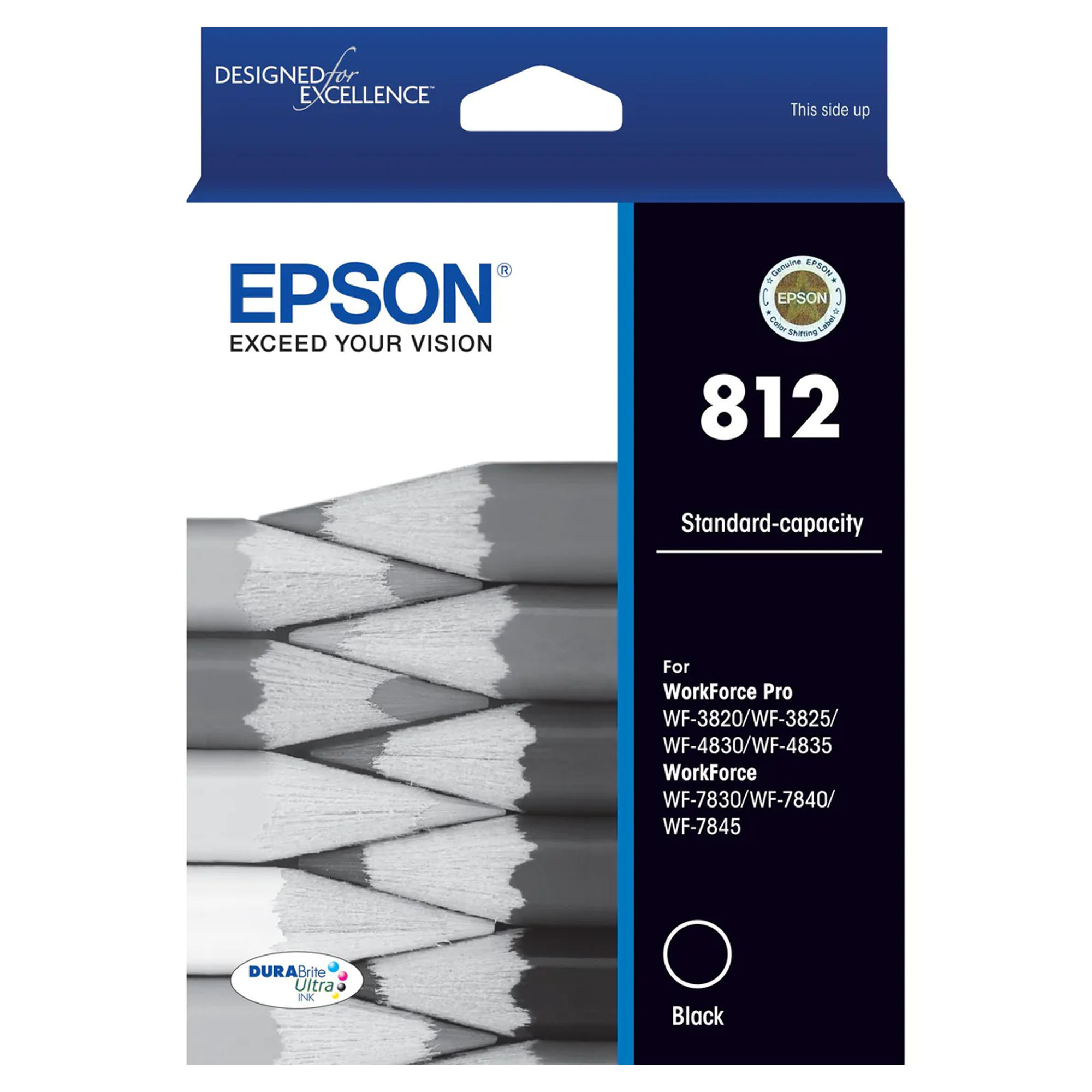 Epson 812 - Std Capacity DURABrite Ultra - Black Ink Cartridge T05D192