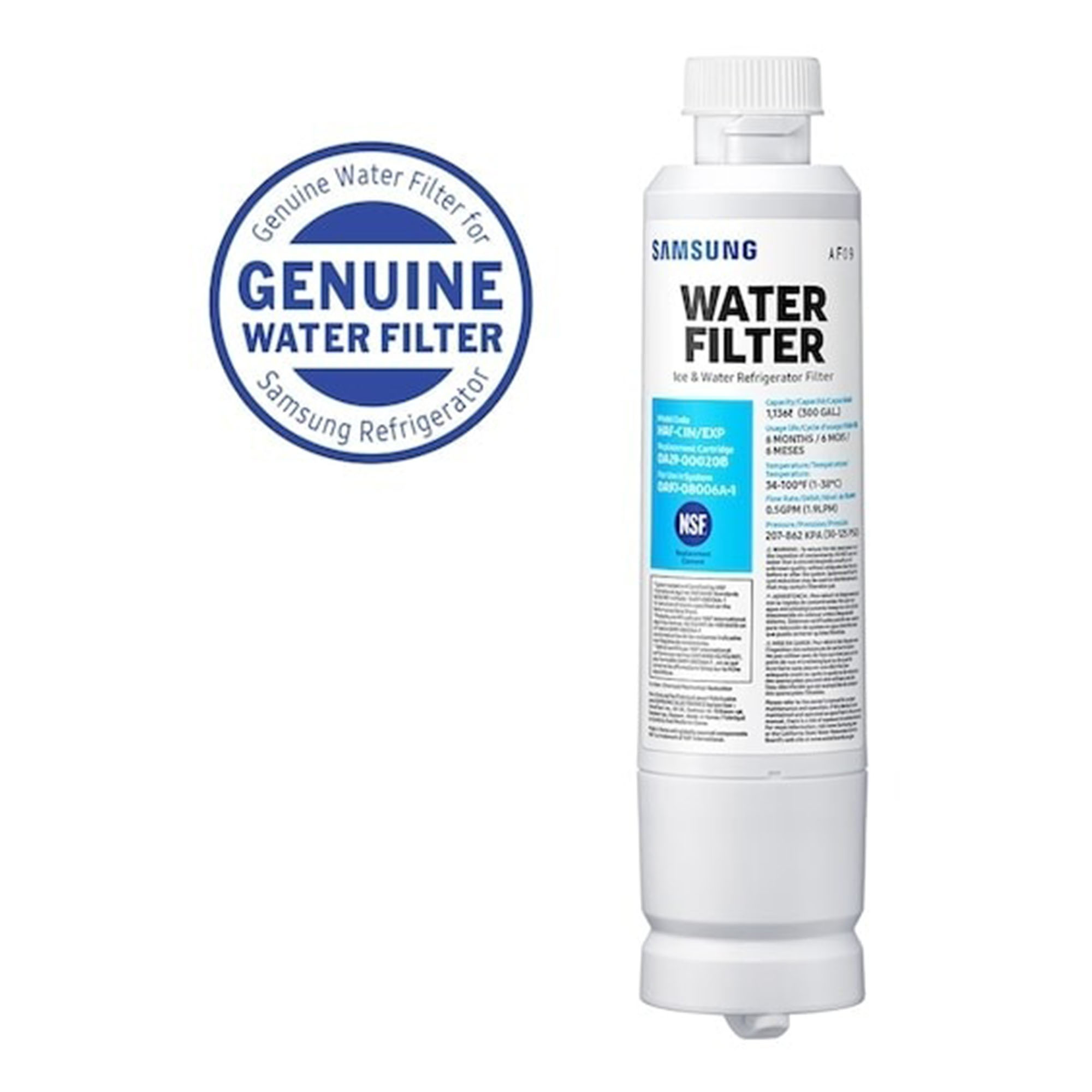 Samsung Refrigerator Water Filter HAFCIN