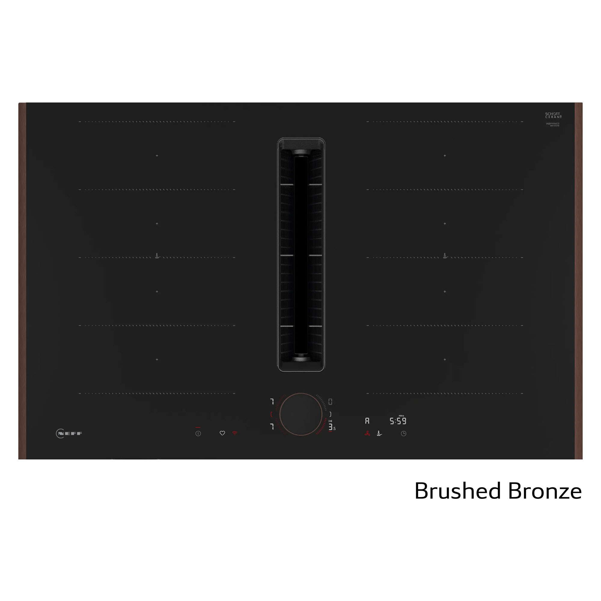 Neff 80cm Induction cooktop Flex Design - Brushed Bronze V68YYX4C0-BB