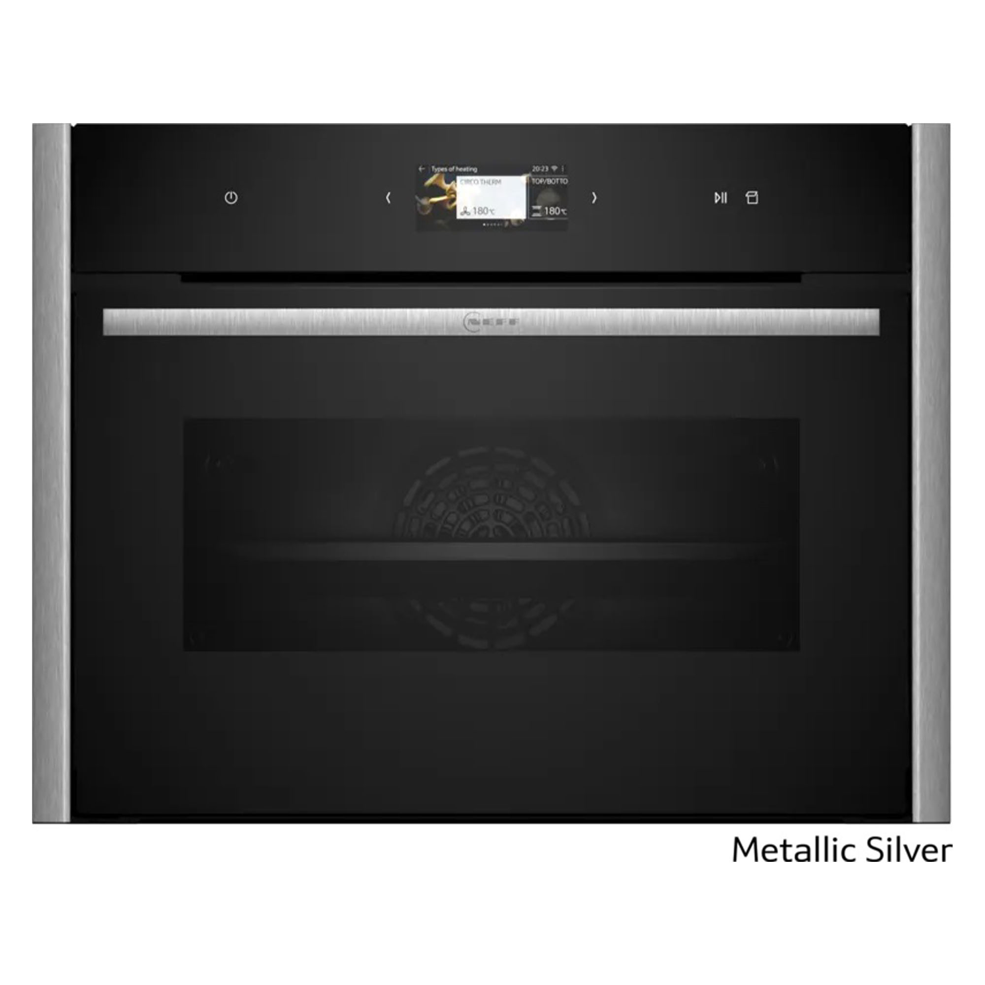 Neff Flex Design 60cm Compact Oven with Steam - Metallic Silver C29FS3AY0-MS