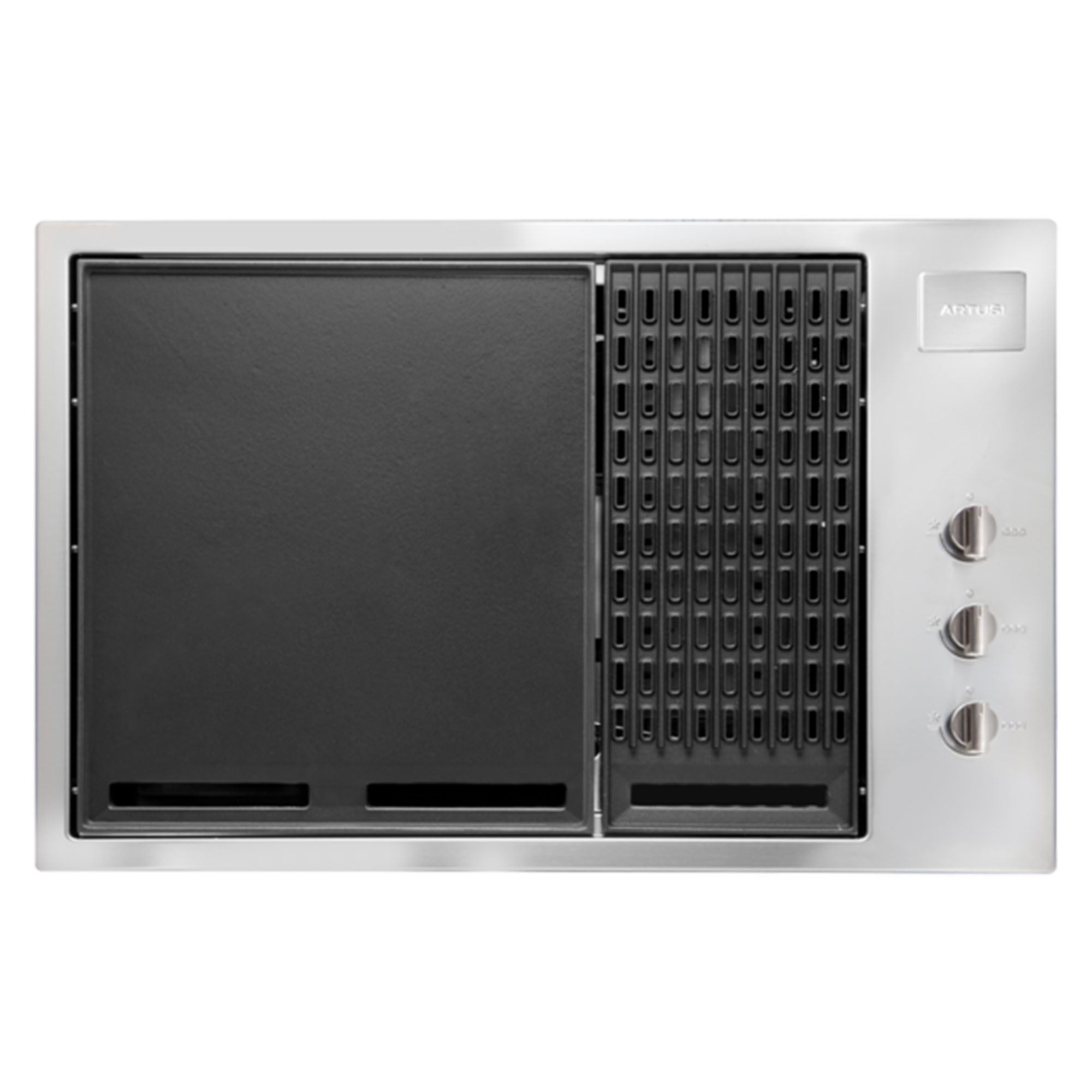 Artusi 80cm 3 Burner Built-in Gas BBQ ABBQM2