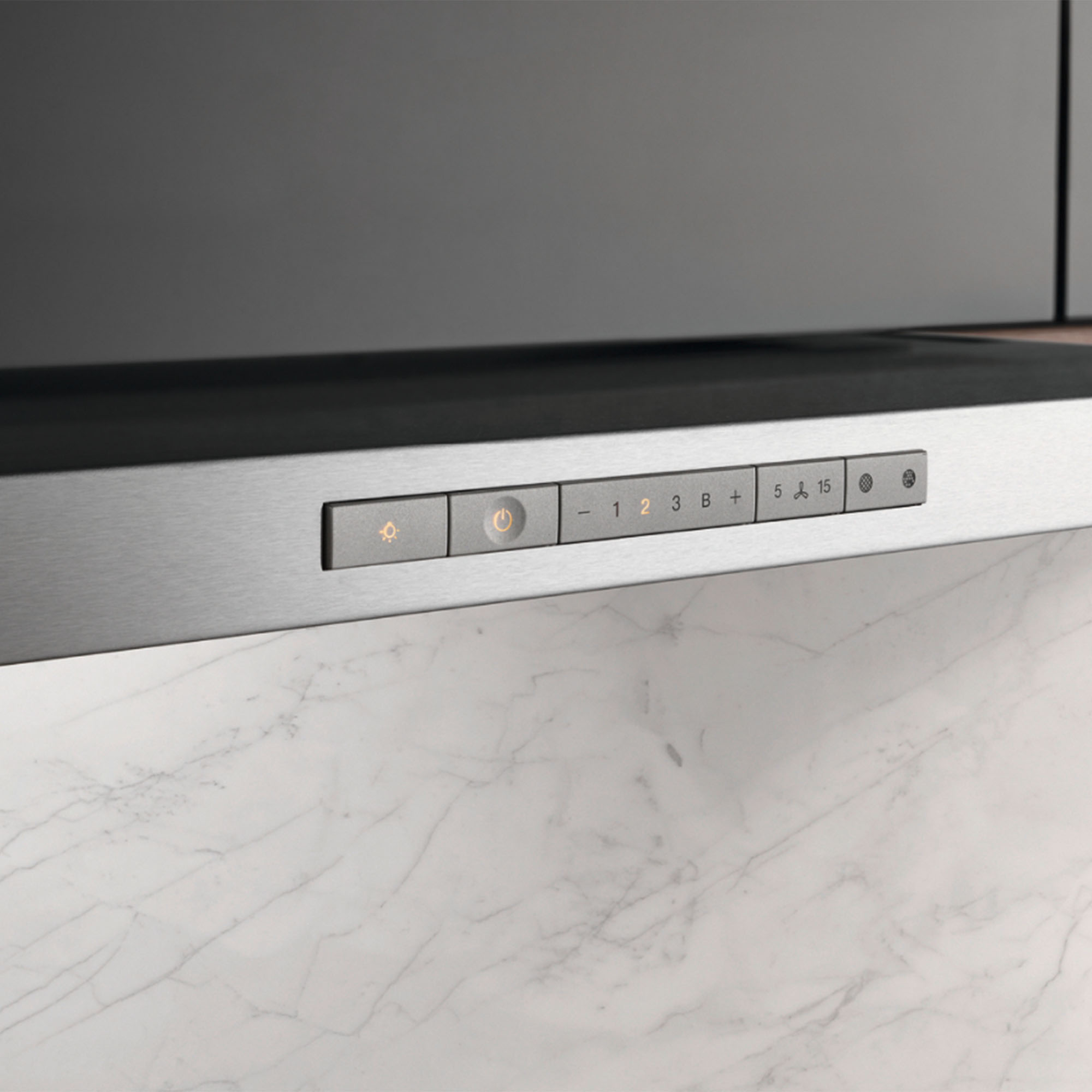 Miele 60 cm Slimline Slideout Rangehood, Conctivity Stainless Steel