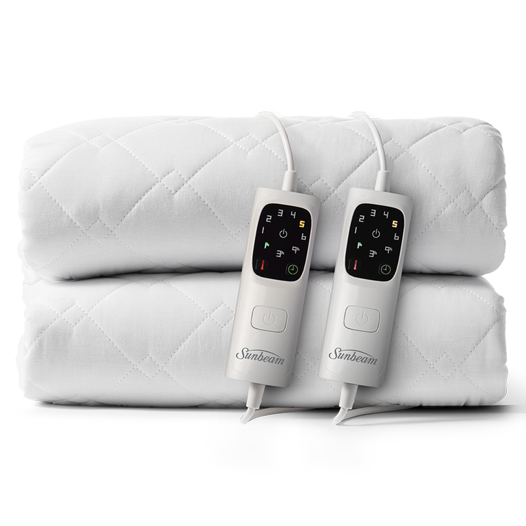 Sunbeam Sleep Perfect Quilted Electric Blanket Queen BLQ6451 Bing Lee