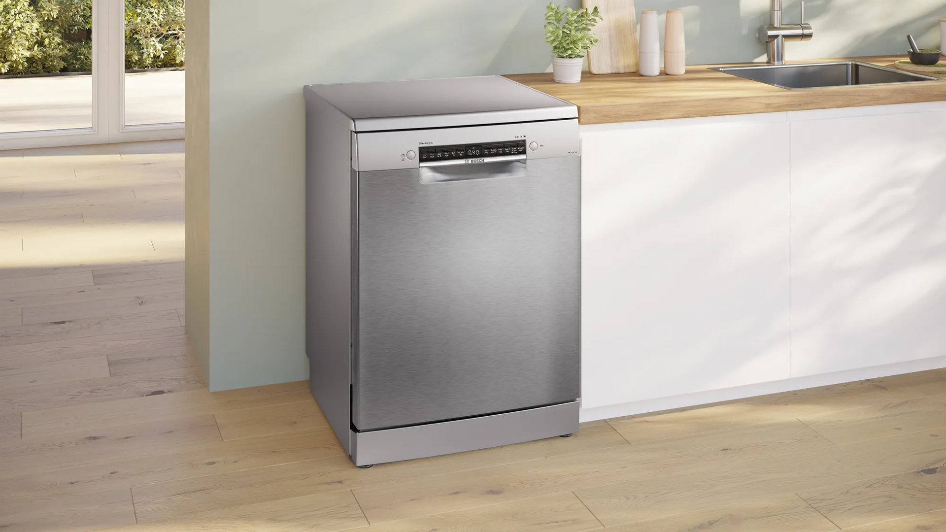 Bosch Serie 6 freestanding dishwasher 60 cm Stainless Steel