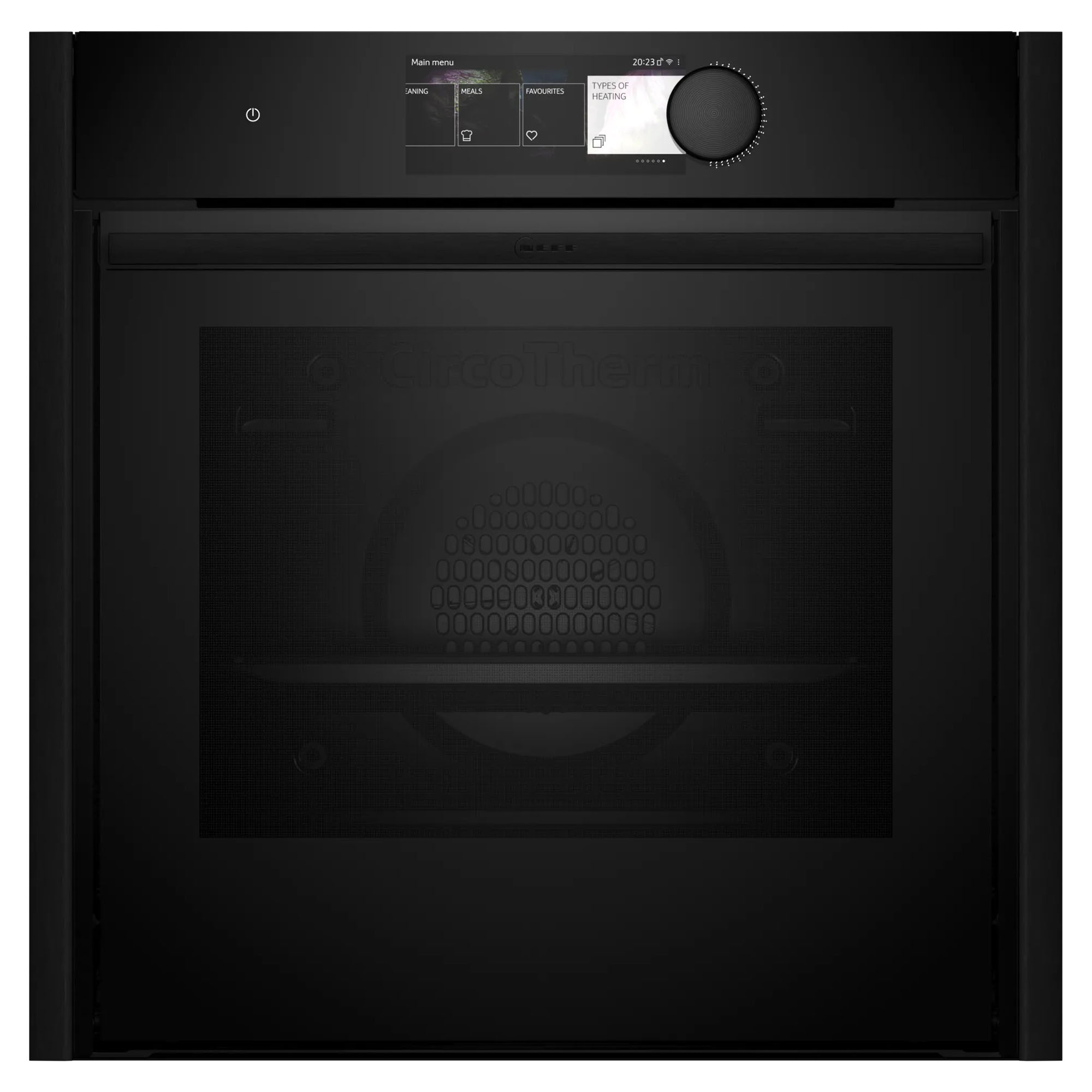 Neff Slide & Hide® Oven with FullSteam with Deep Black Side Trims / Handle and TwistPad Flex B69FY5CY0A-DB