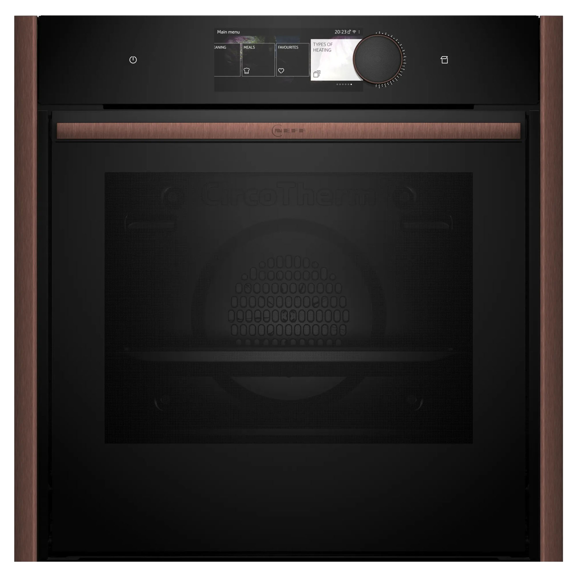 Neff 60cm Pyrolytic Slide & Hide Oven with Added Steam - Brushed Bronze B69VY7MY0A-BB