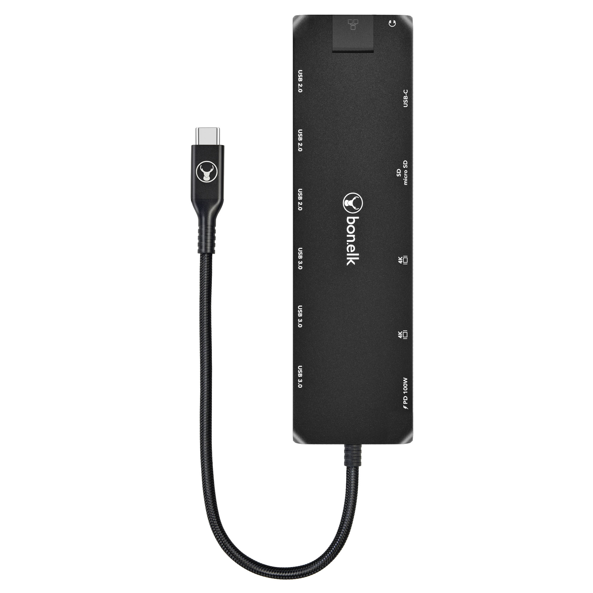 Bonelk Long-Life USB-C to 14-in-1 Multiport Hub ELK-80056-R
