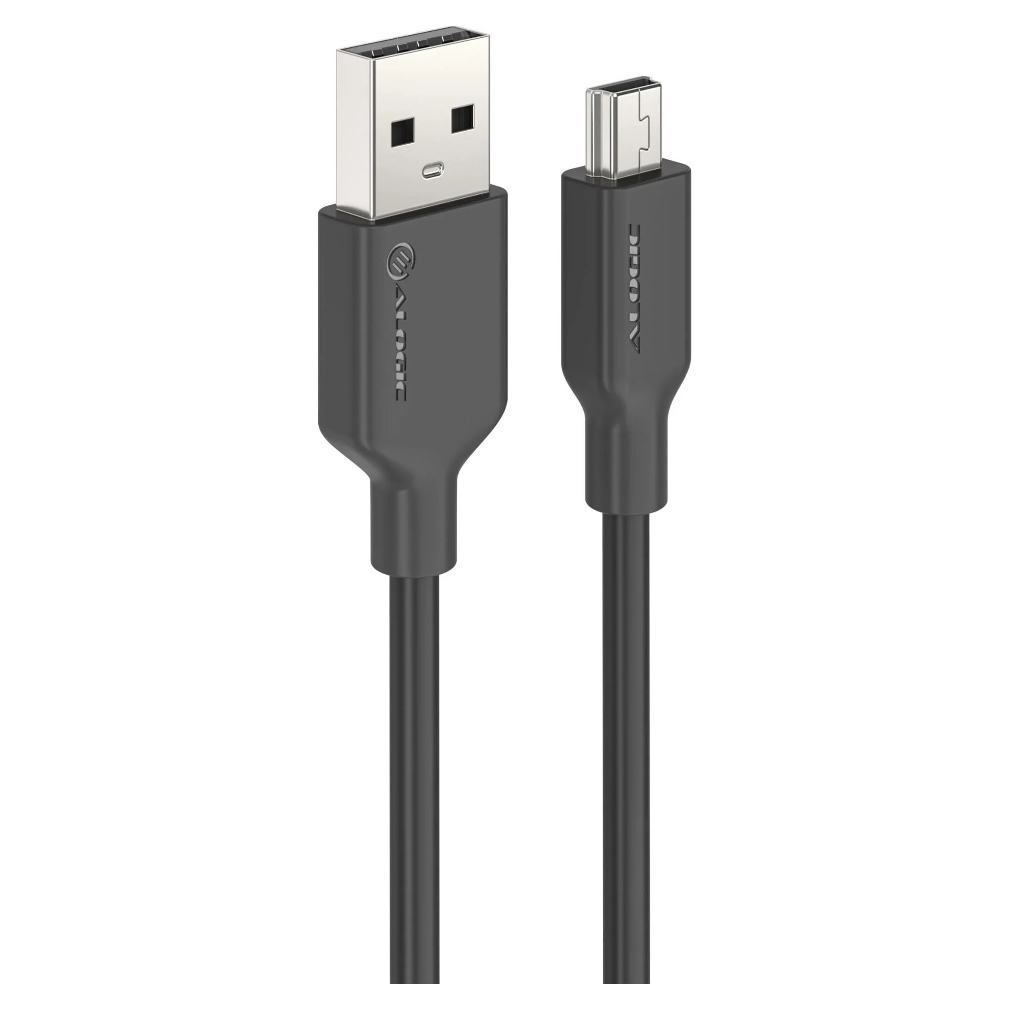 Alogic Elements PRO 1.2m USB-A to Mini B Charging and Data Cable ELPAMN12-BK
