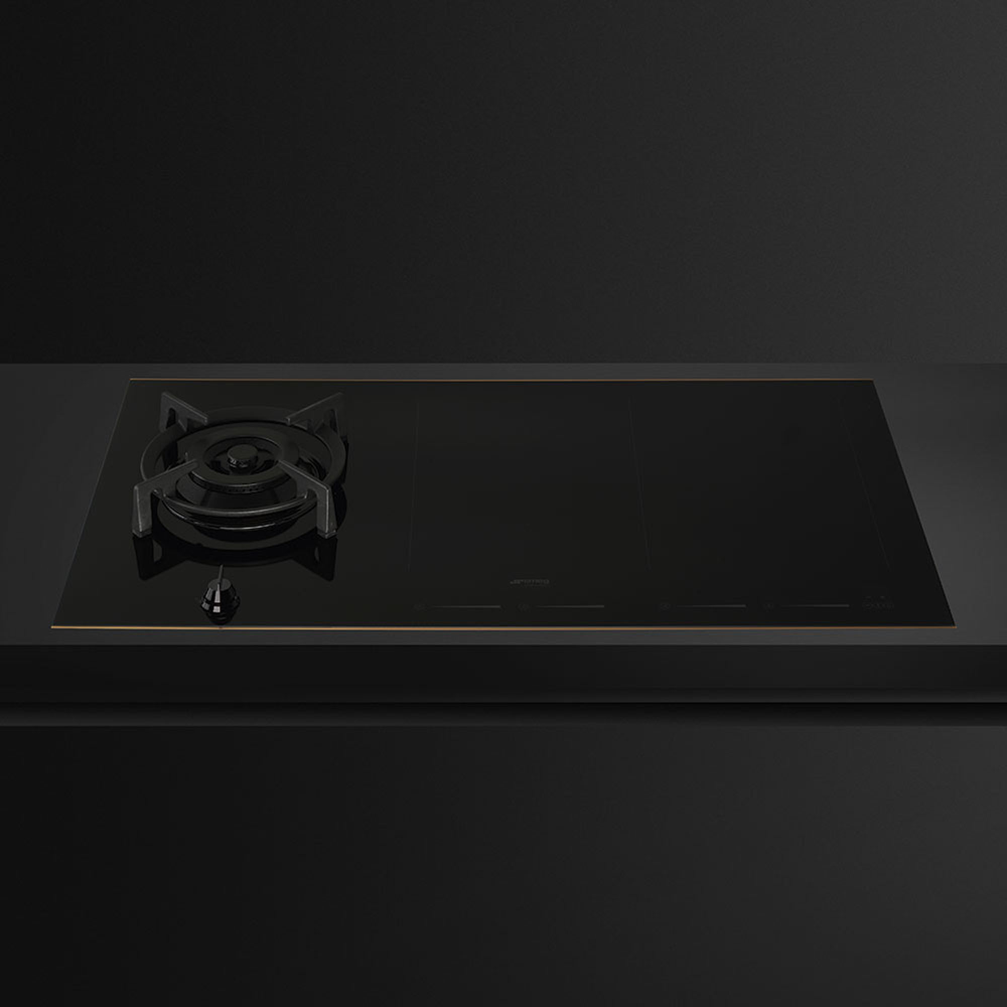 Smeg 90cm Dolce Stil Novo MultiZone Induction with Wok Burner Cooktop