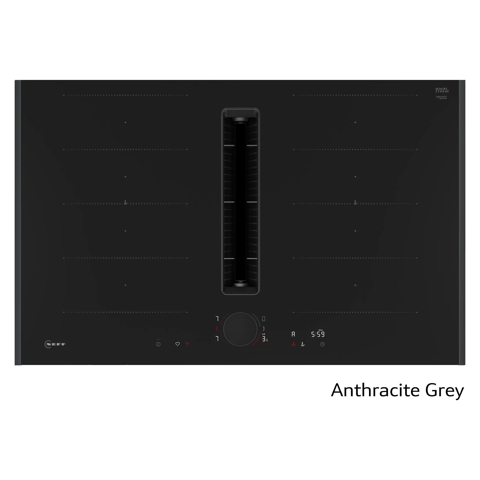 Neff 80cm Induction cooktop Flex Design - Anthracite Grey V68YYX4C0-AG