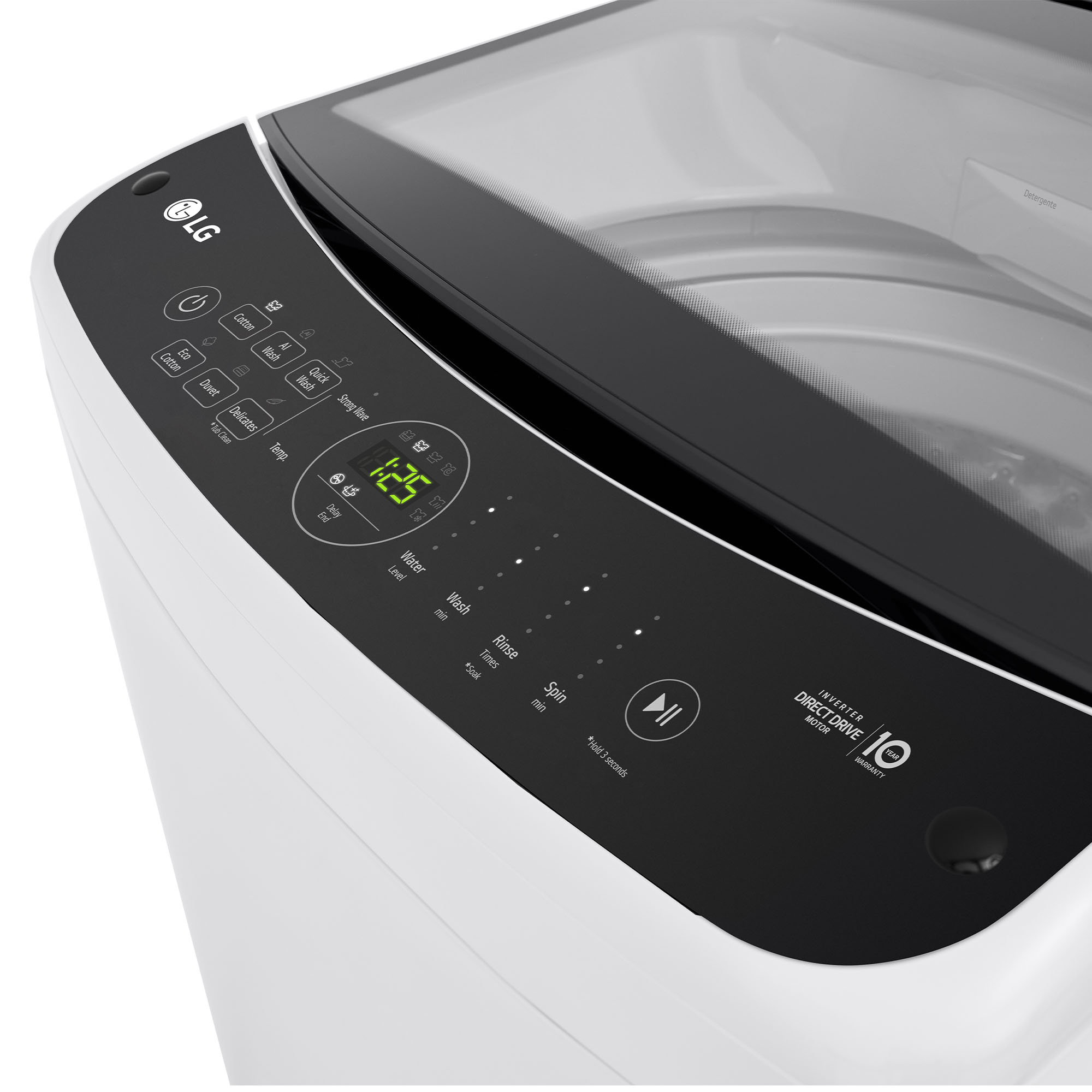 LG 9KG Direct Drive Top Load Washing Machine White WTL309W. Buy