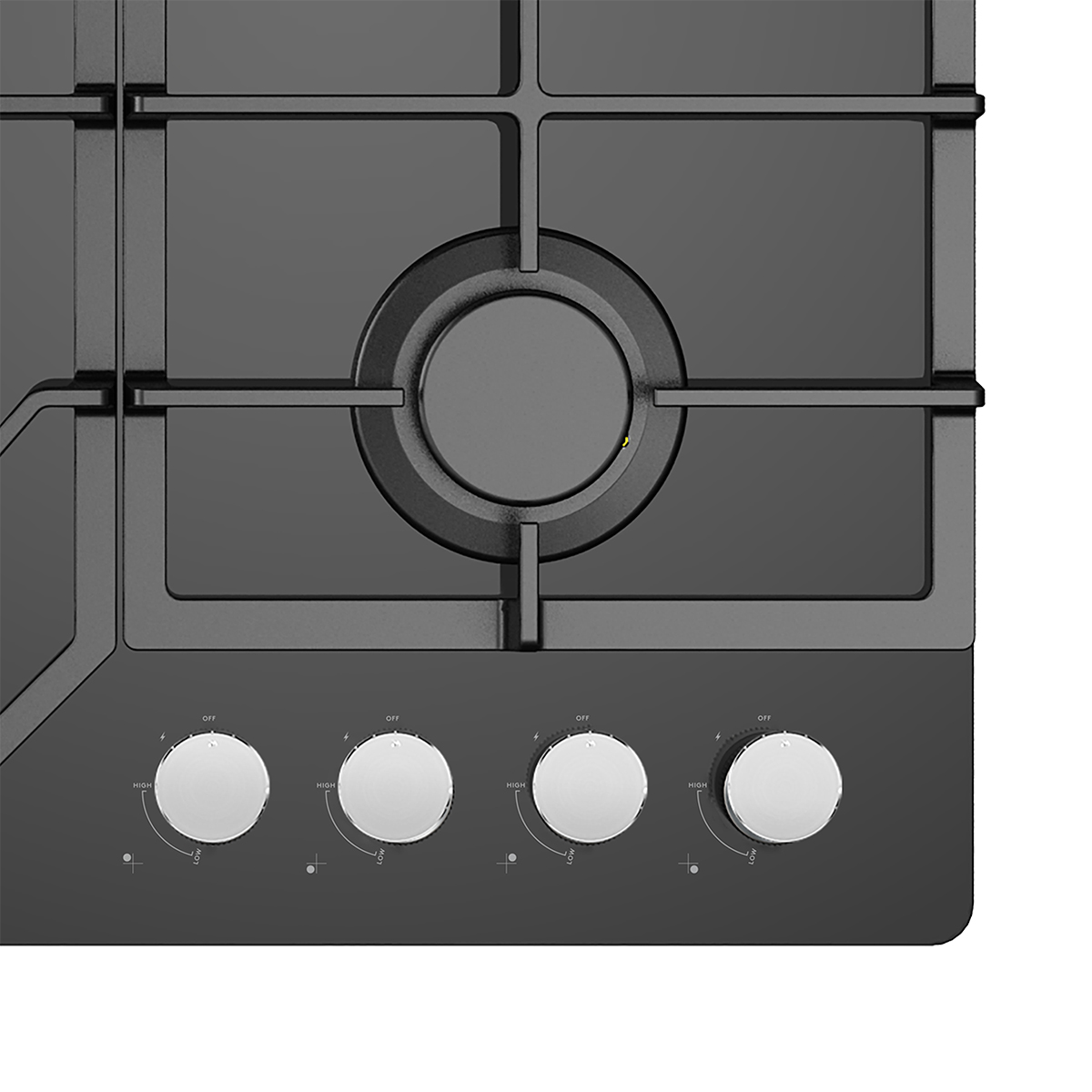 Inalto 60cm Gas on Glass Cooktop with Wok Burner ICGG604W Buy Online