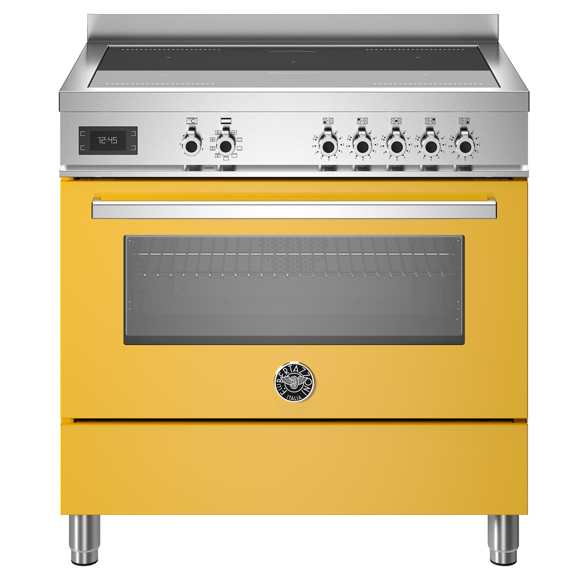 Bertazzoni Professional 900mm Induction Cooker - Giallo (Yellow) PRO95I1EGIT