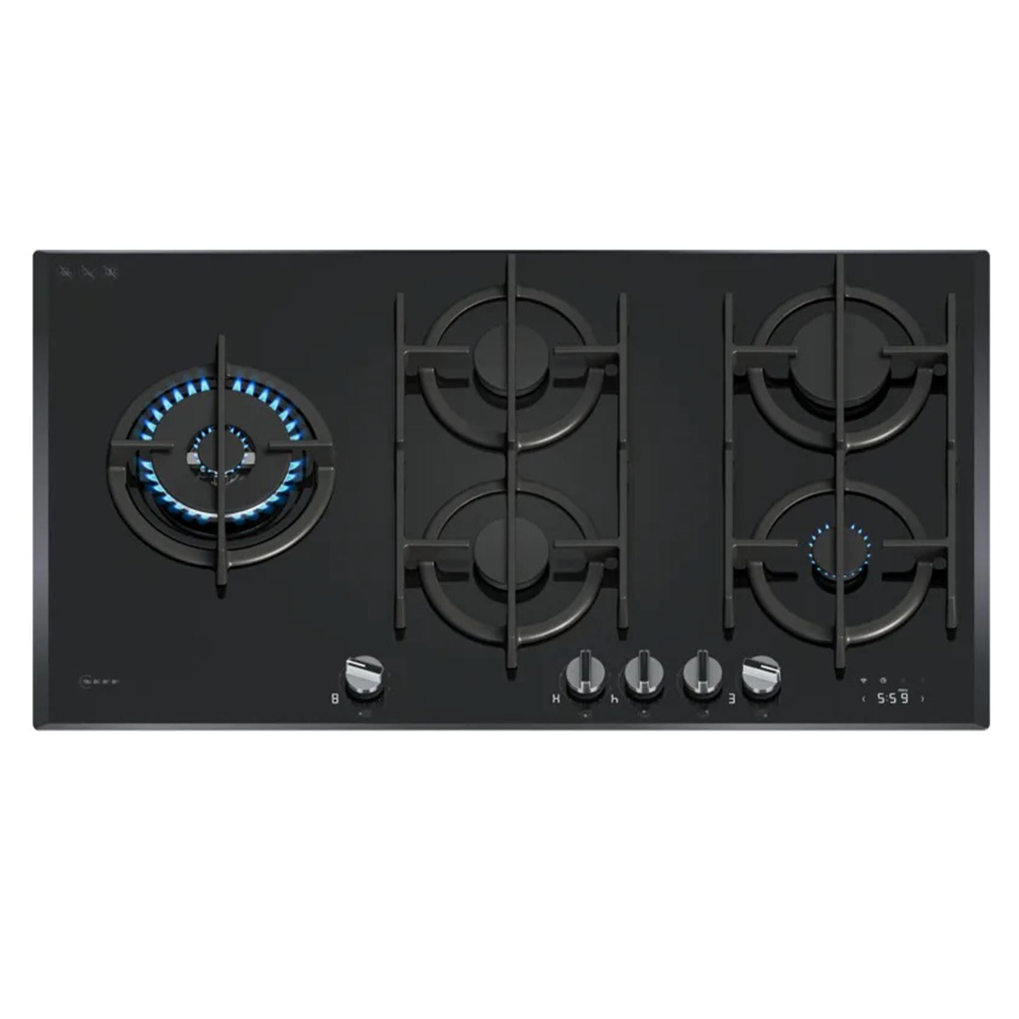 Neff 90cm Tempered Glass Black Cooktop T29RHS4S0A