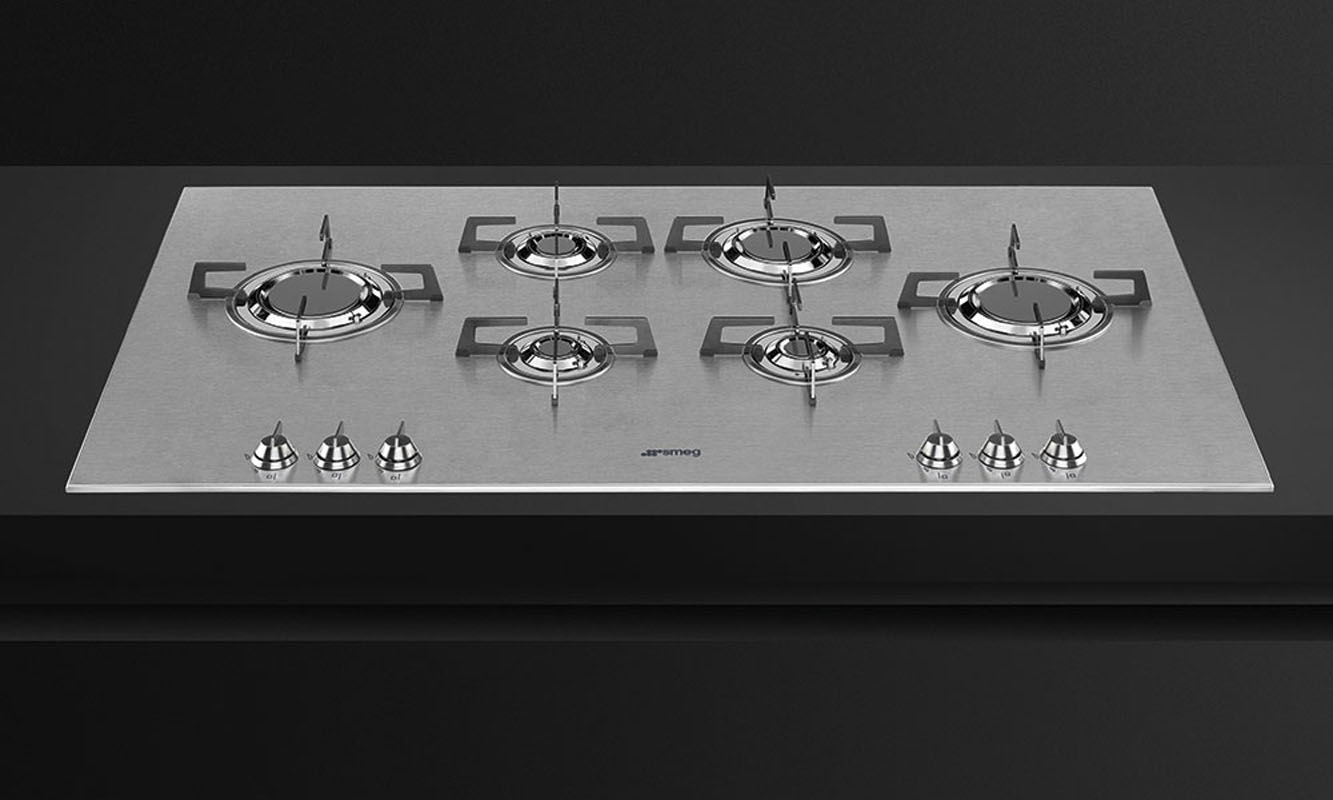 Smeg 100cm Linea Blade Flame Gas Cooktop PXL6106AU. Buy Online with Afterpay & ZipPay. Bing Lee