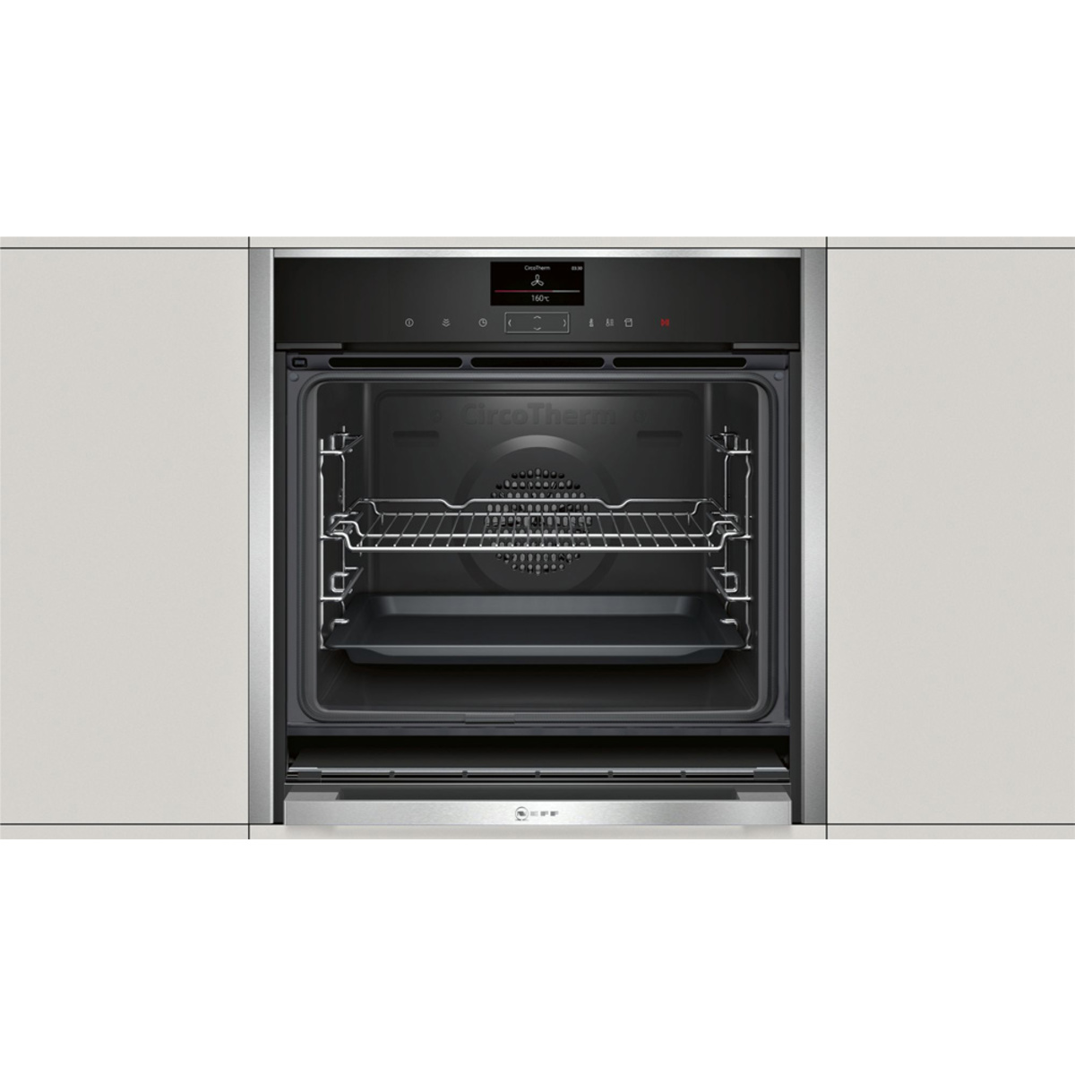 Neff N 90 Builtin oven with added steam function 60 cm Stainless steel B57VS26N0B Buy Online