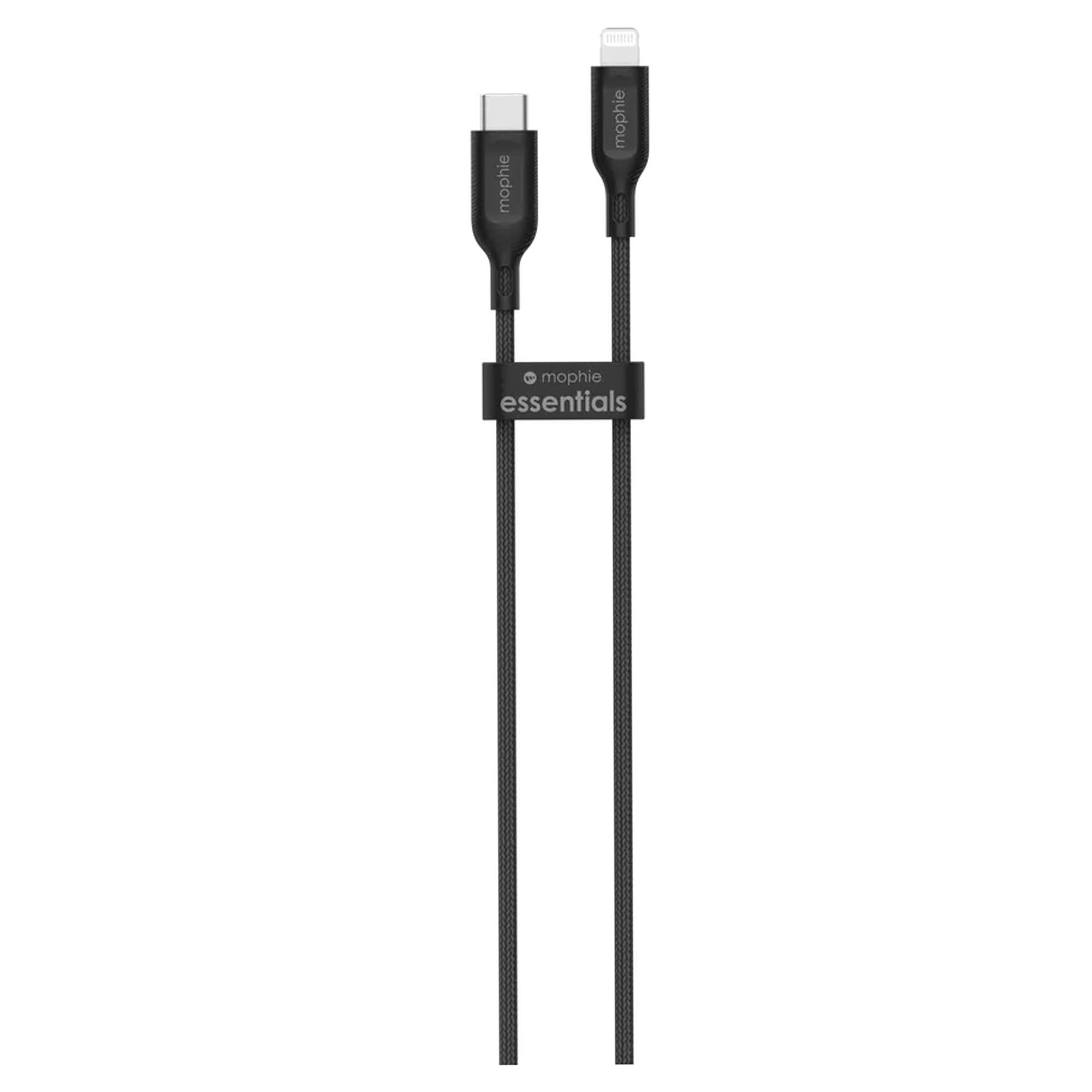Mophie 2M Essential USB-C to Lightning Fast Charging Cable - Black 409912245
