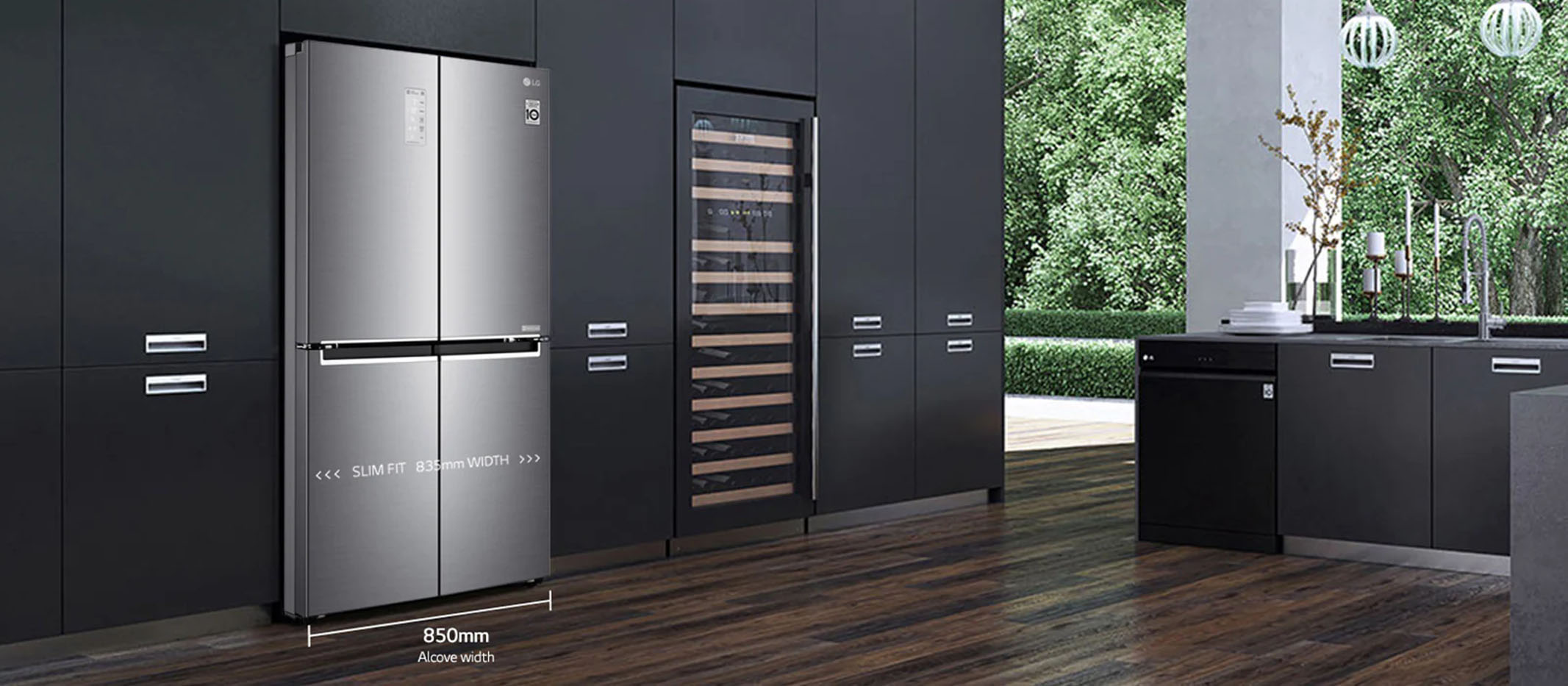 LG 530L Slim French Door FridgeStainless Finish GFB590PL Buy Online