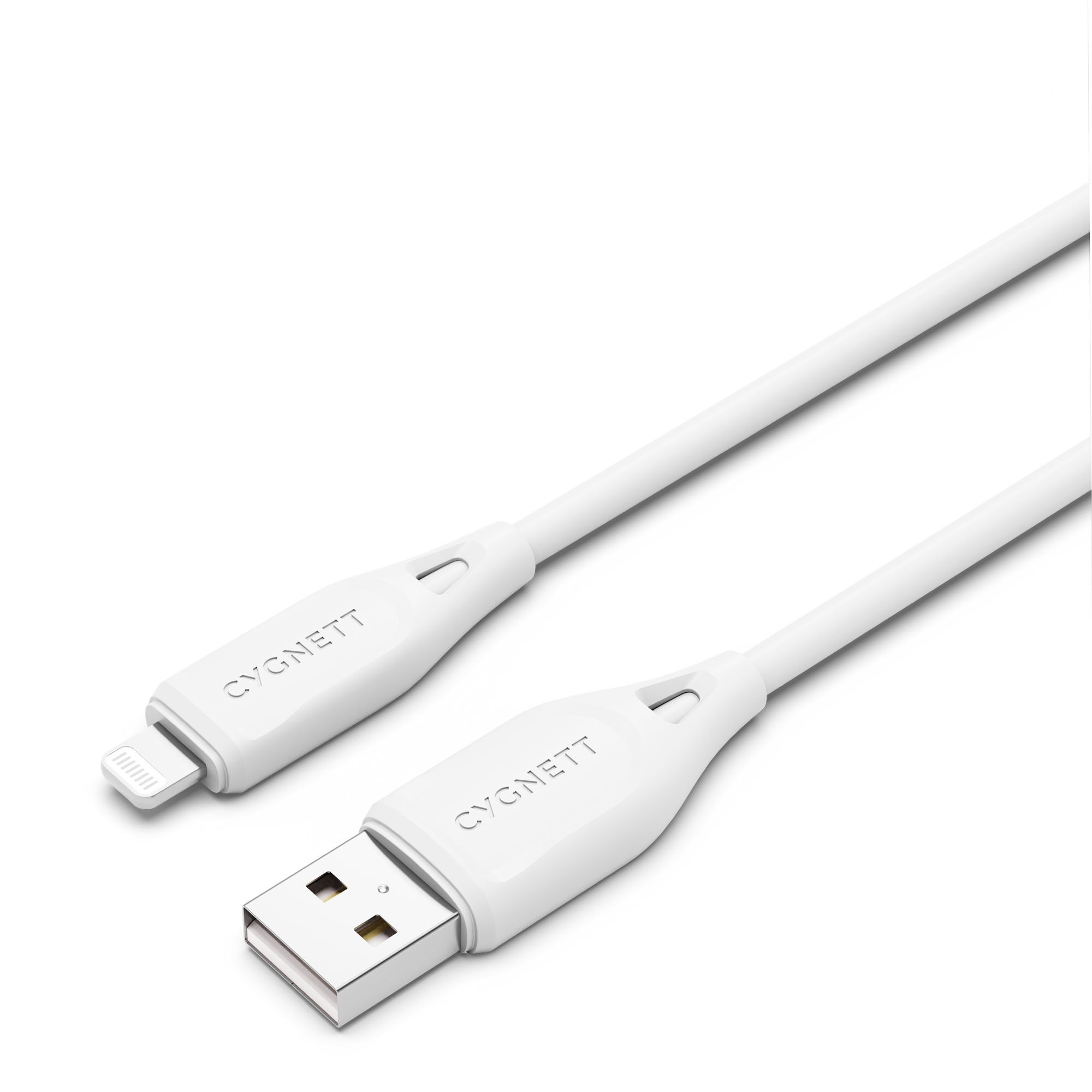 Cygnett Essentials Lightning To USB-A Cable 1m - White CY4700PCCAL