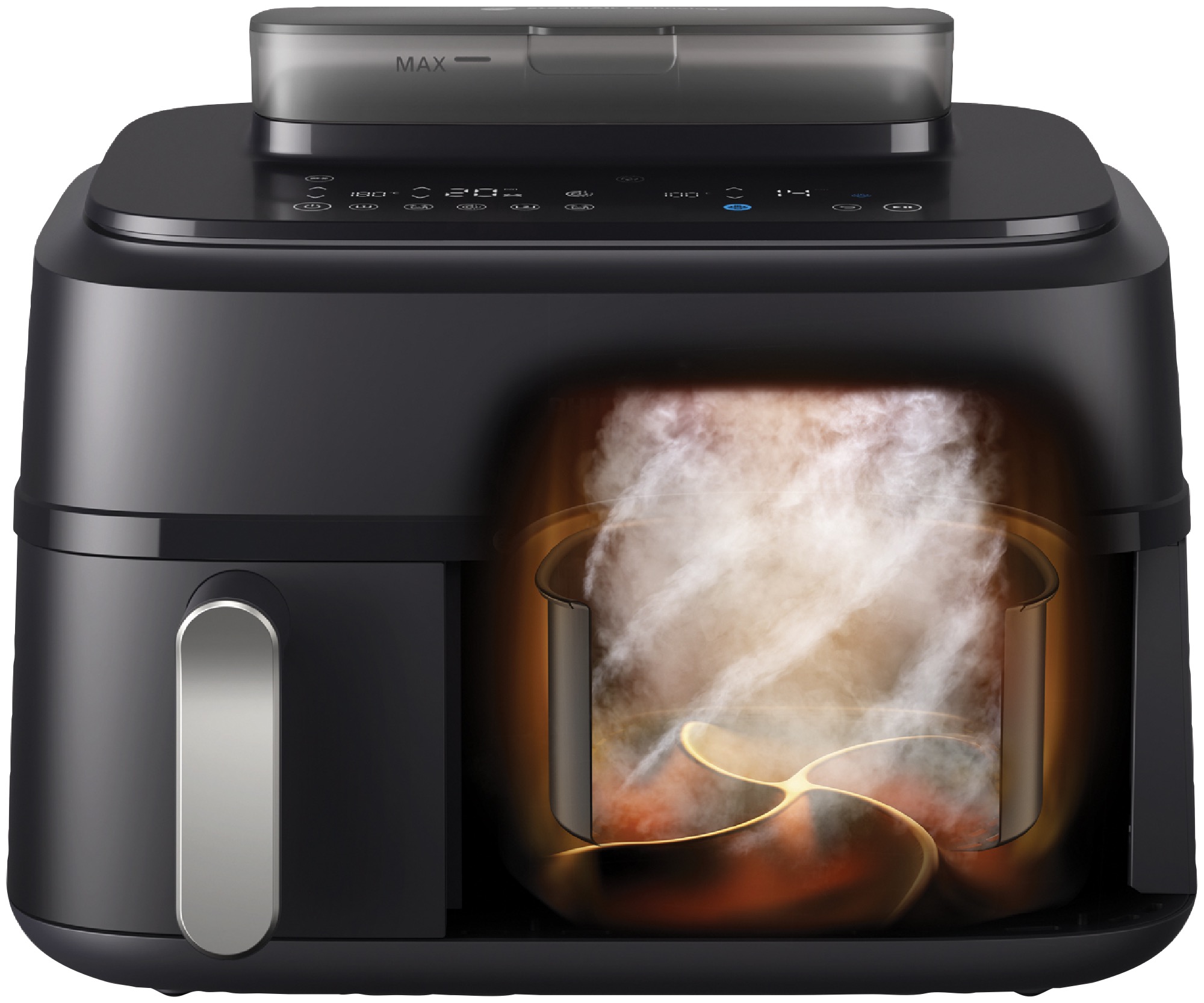 Philips Brand Informatics Philips 5000 Series 9 Litre XXL Dual Basket Steam Airfryer NA551/00 ...